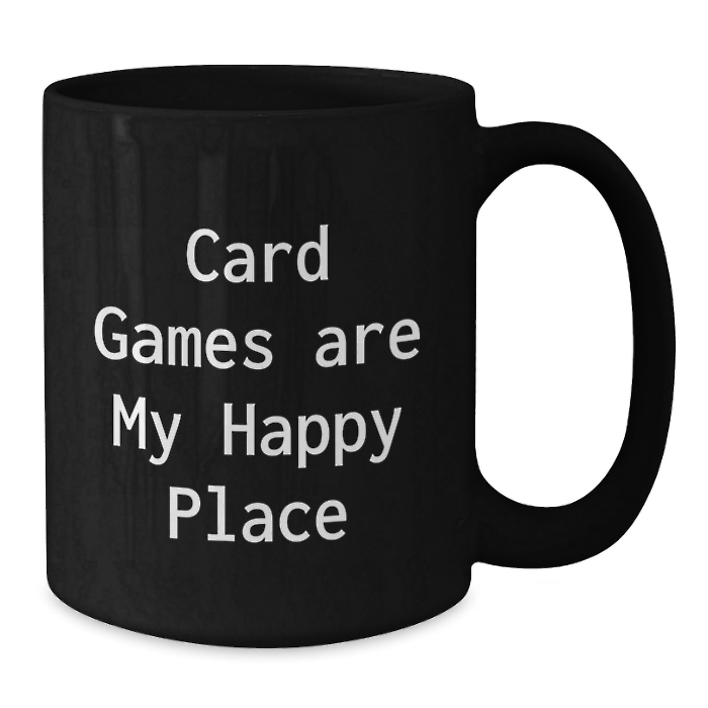 Funny Card Games Enthusiast Gift for Men, Women, Friends, Coworkers, Family - Black Coffee Mug - Additional