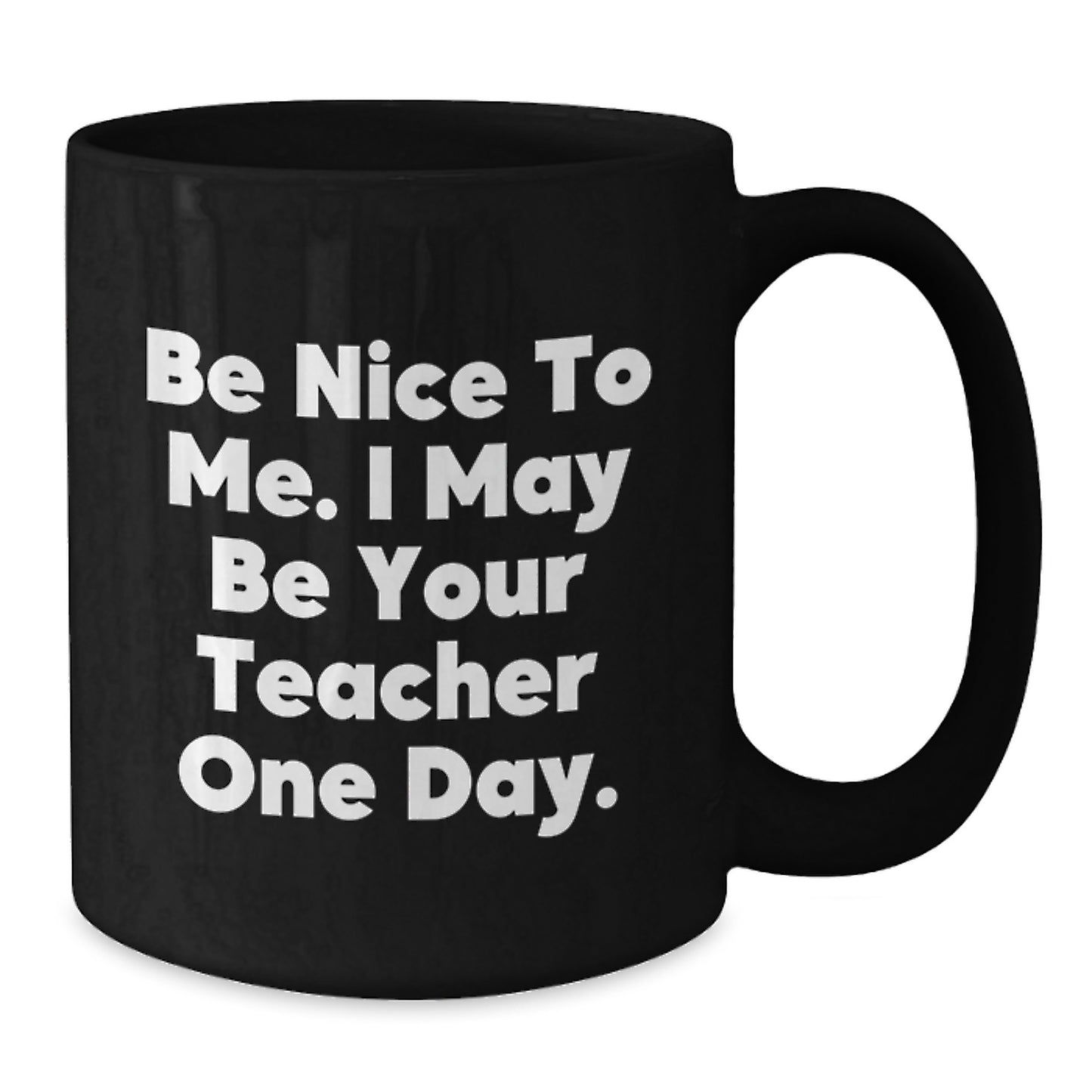 Funny Teacher Gifts for Men and Women, Black Coffee Mug with Inspirational Quote, Christmas Unique Gifts from Friends - Additional