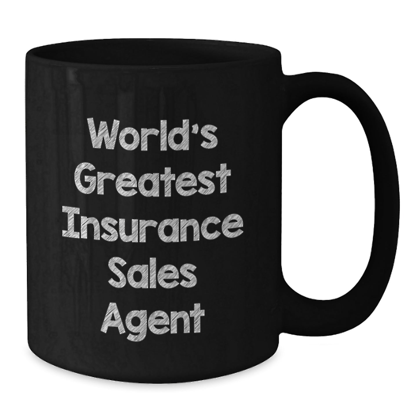 Funny Insurance Sales Agent Birthday Unique Gifts from Friends - World's Greatest Insurance Sales Agent Black Coffee Mug - Additional