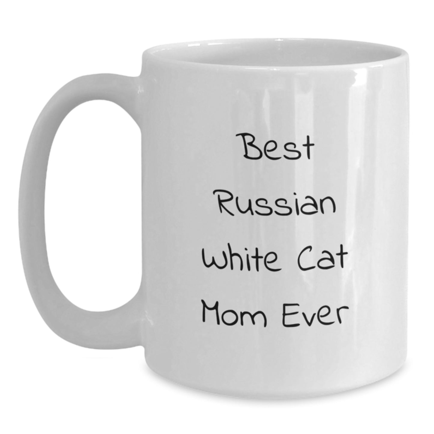 Funny Russian White Cat Mom Gifts from Friends for Russian White Cat Lovers on Birthday Unique Gifts - Main