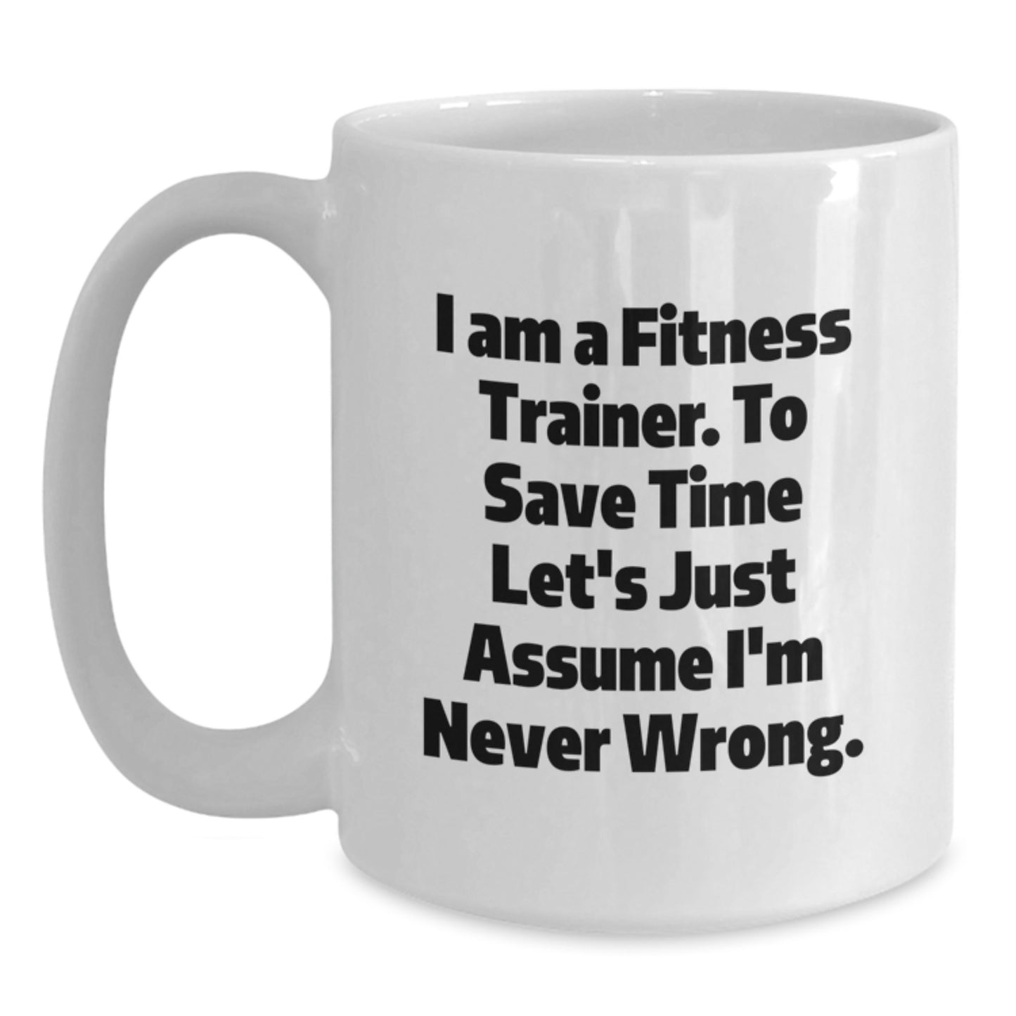 Funny Fitness Trainer Mugs Gifts from Friends to Fitness Trainers on Birthday - Main