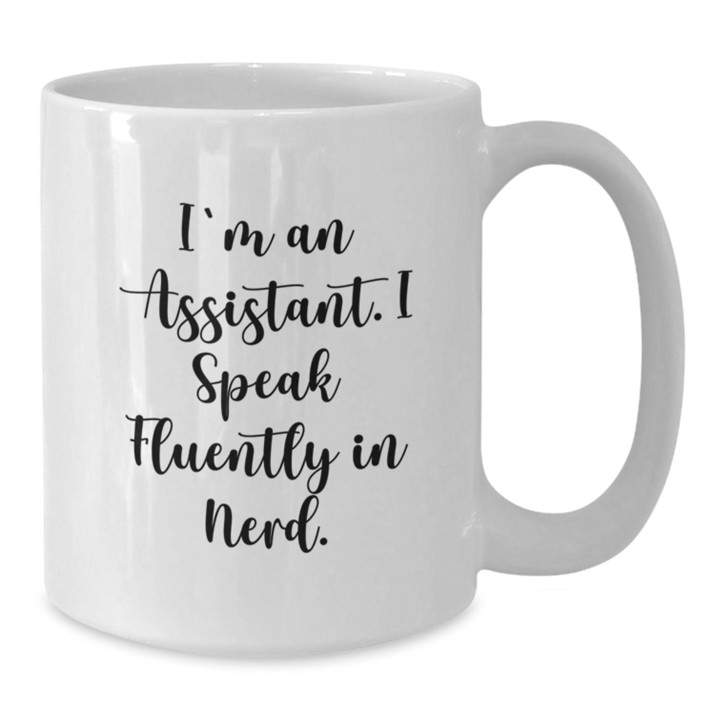 Funny Assistant Gifts for Men, White Coffee Mug with genius Quote, Perfect Mug for Assistant Friends and Family, Gifts from Friends and Family for Christmas - Additional