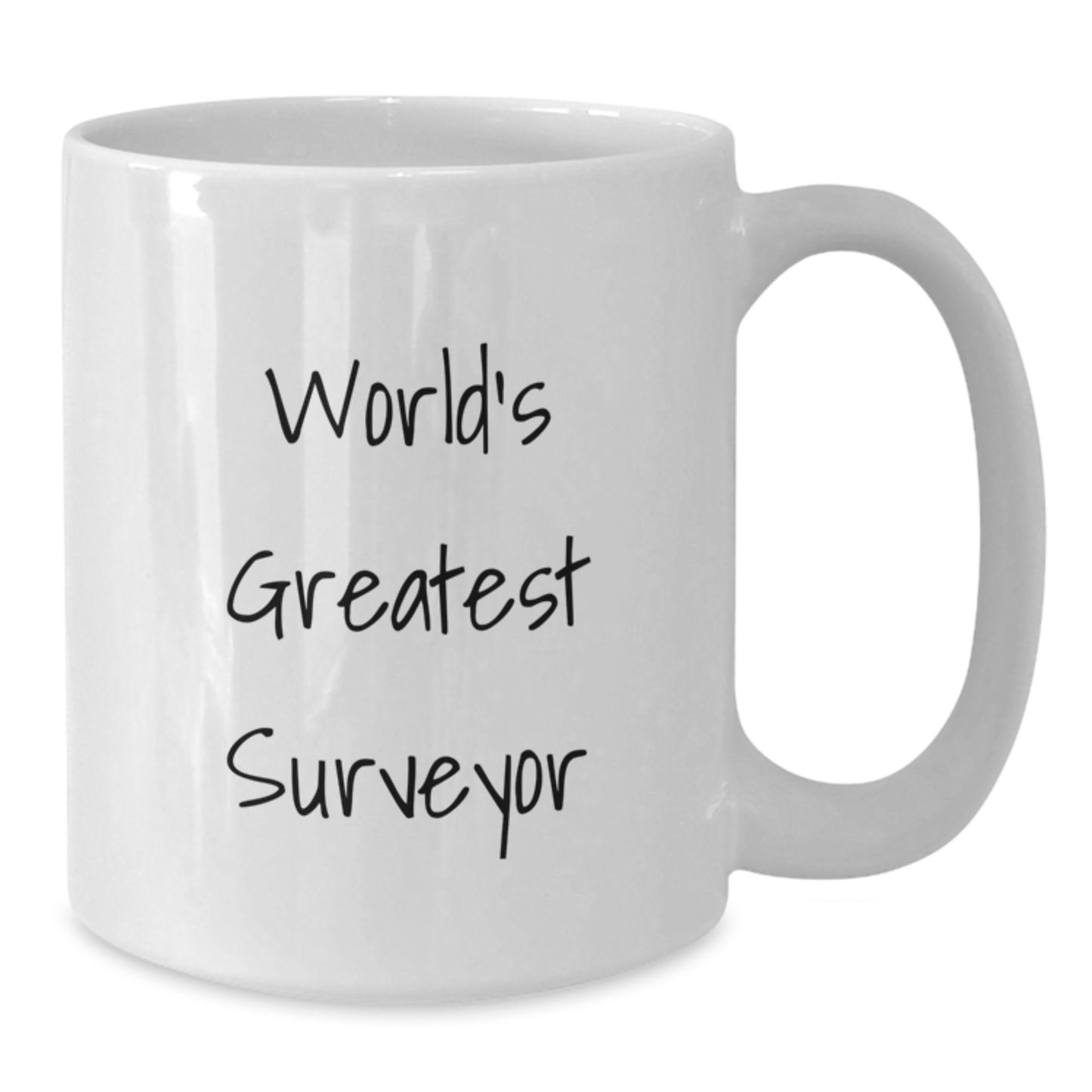 Funny World's Greatest Surveyor Gifts from Family - Unique Mother's Day Unique Gifts for Surveyor Friends - White Coffee Mug - Additional
