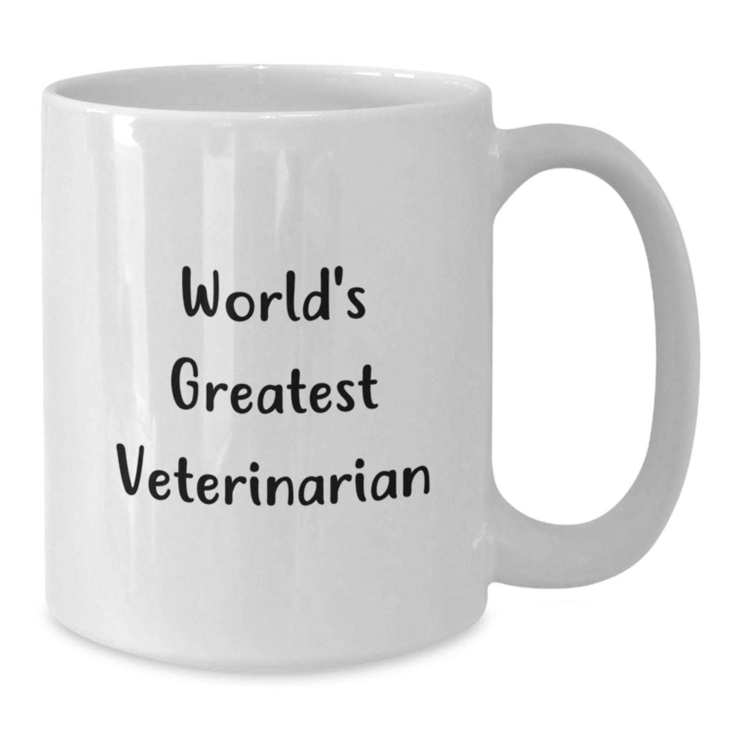 Funny Veterinarian Gifts from Friends and Family - 'World's Greatest Veterinarian' White Coffee Mug for Birthday - Additional