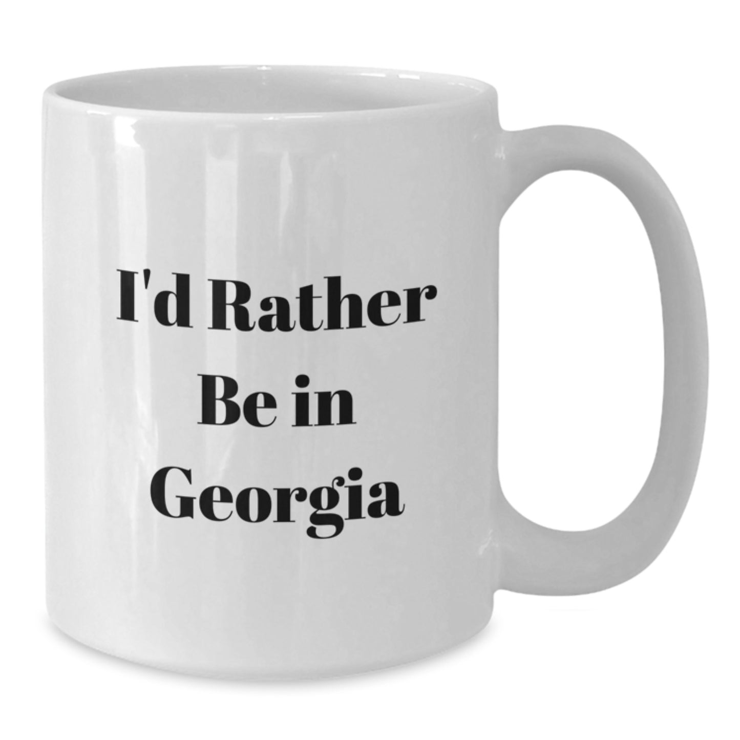 Funny Georgia State of Mind White Coffee Mugs for Friends Graduation Gifts from Men to Women - Additional
