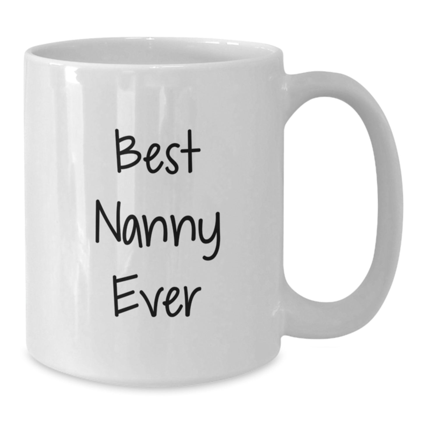 Funny Nanny Quotes White Coffee Mugs Gifts from Family to Best Nanny Ever on Birthday, White Coffee Mug for Nanny, Nanny Gifts for Her - Additional