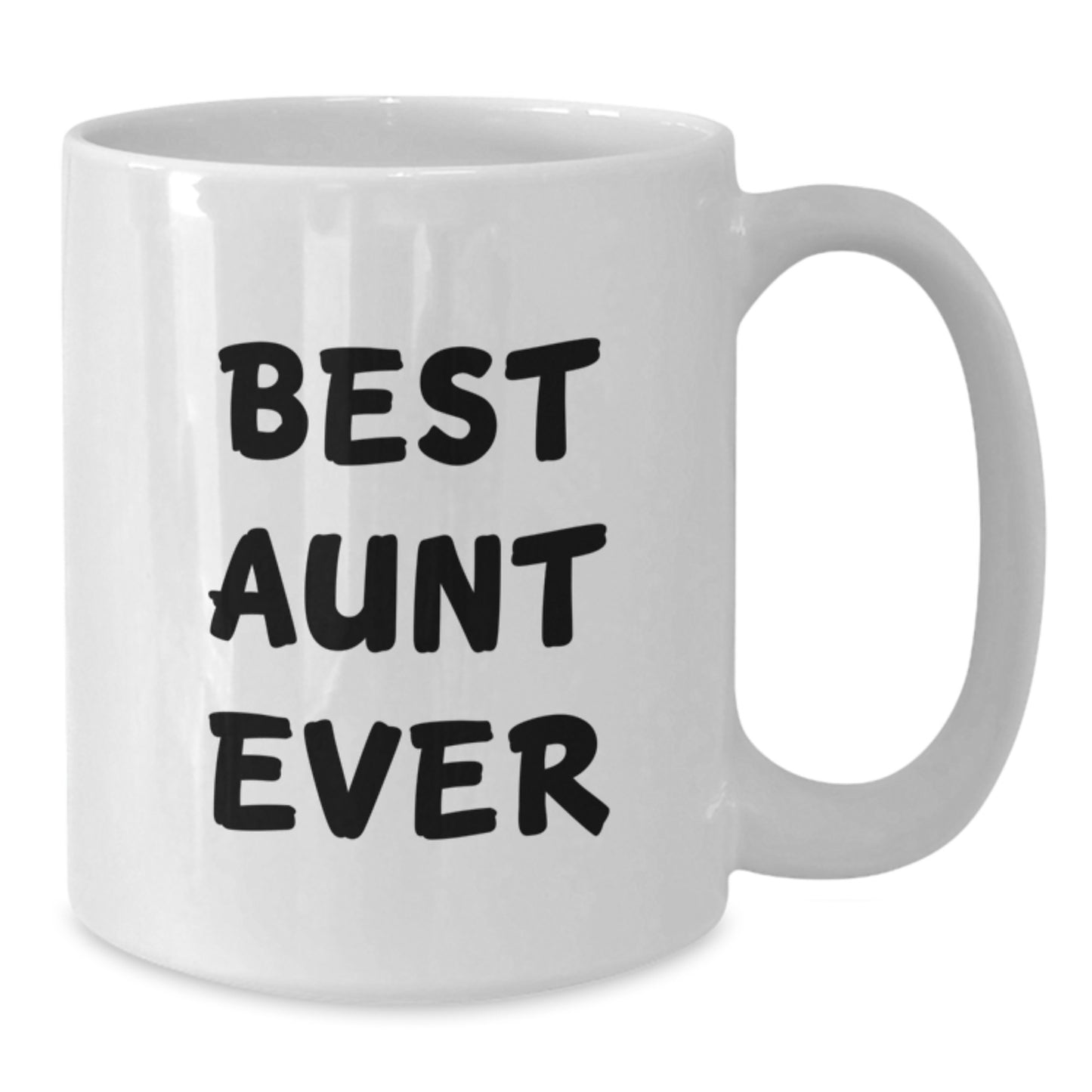 Funny Aunt Gifts Best Aunt Ever White Coffee Mug for Birthday from Family, Unique Birthday Unique Gifts for Aunt - Additional