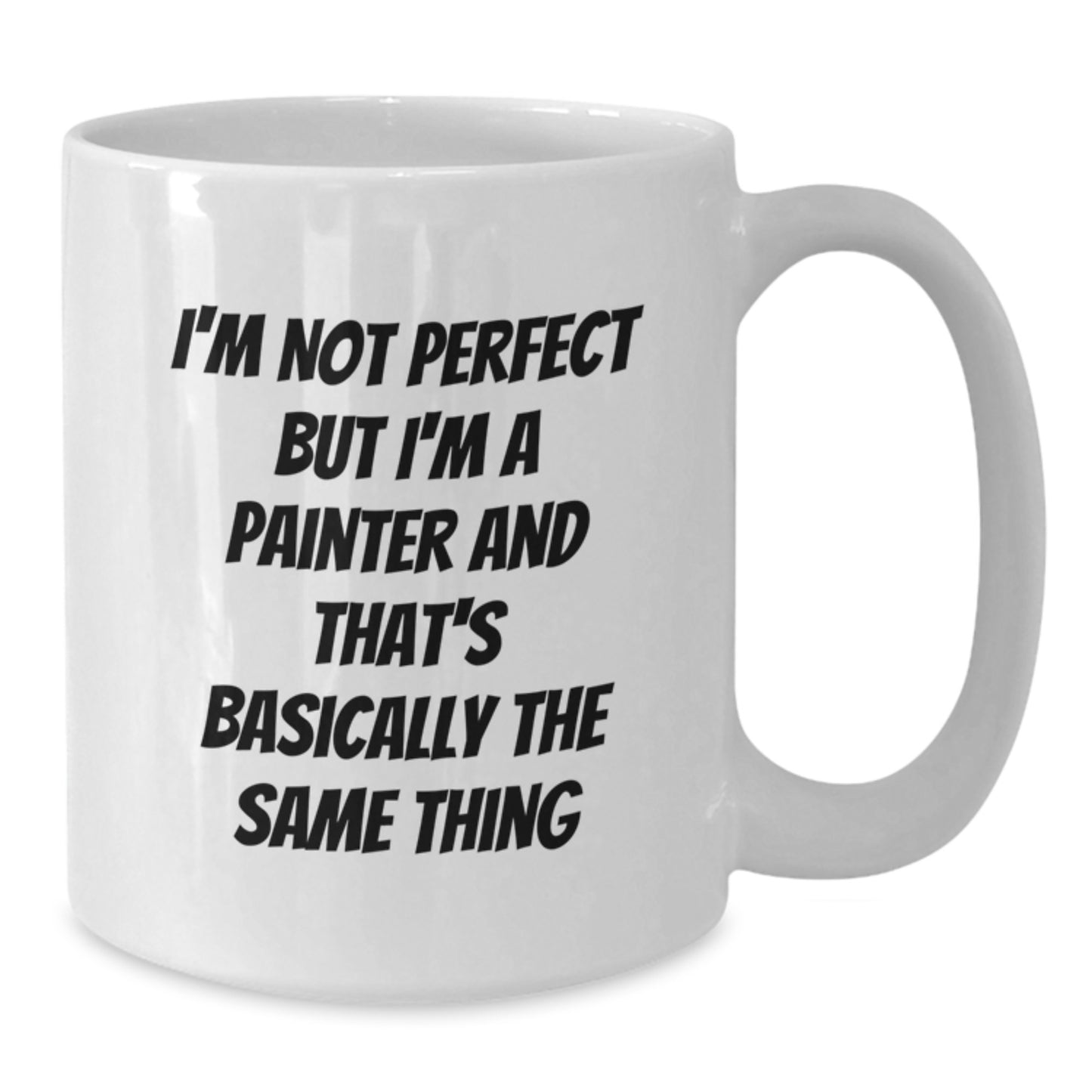 Funny Painter Gifts for Men, Unique Christmas Unique Gifts from Friends to Painter, White Coffee Mug - Additional