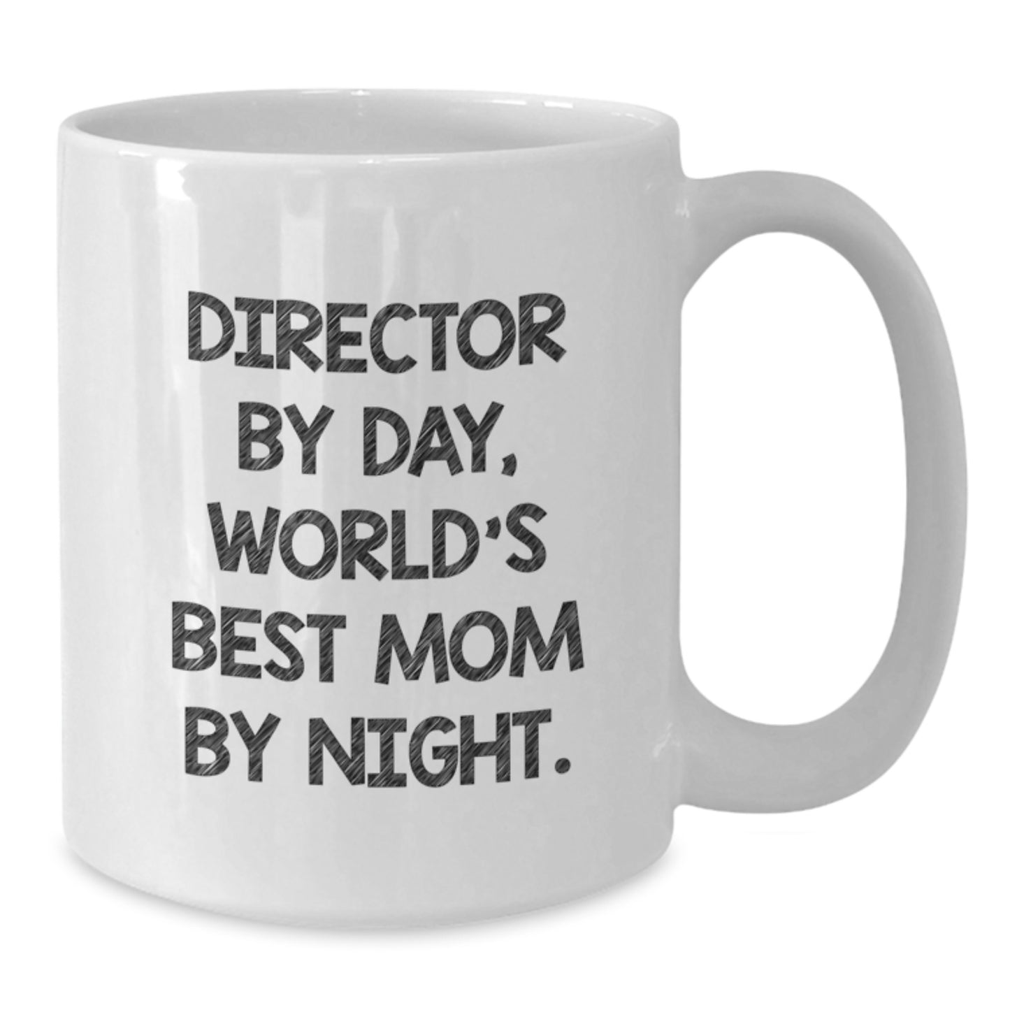 Director Gifts, Funny Graduation Unique White Coffee Mugs for Director By Day, World's Best Mom By Night, Gifts from Men, Women, Friends, Coworkers, Family - Additional