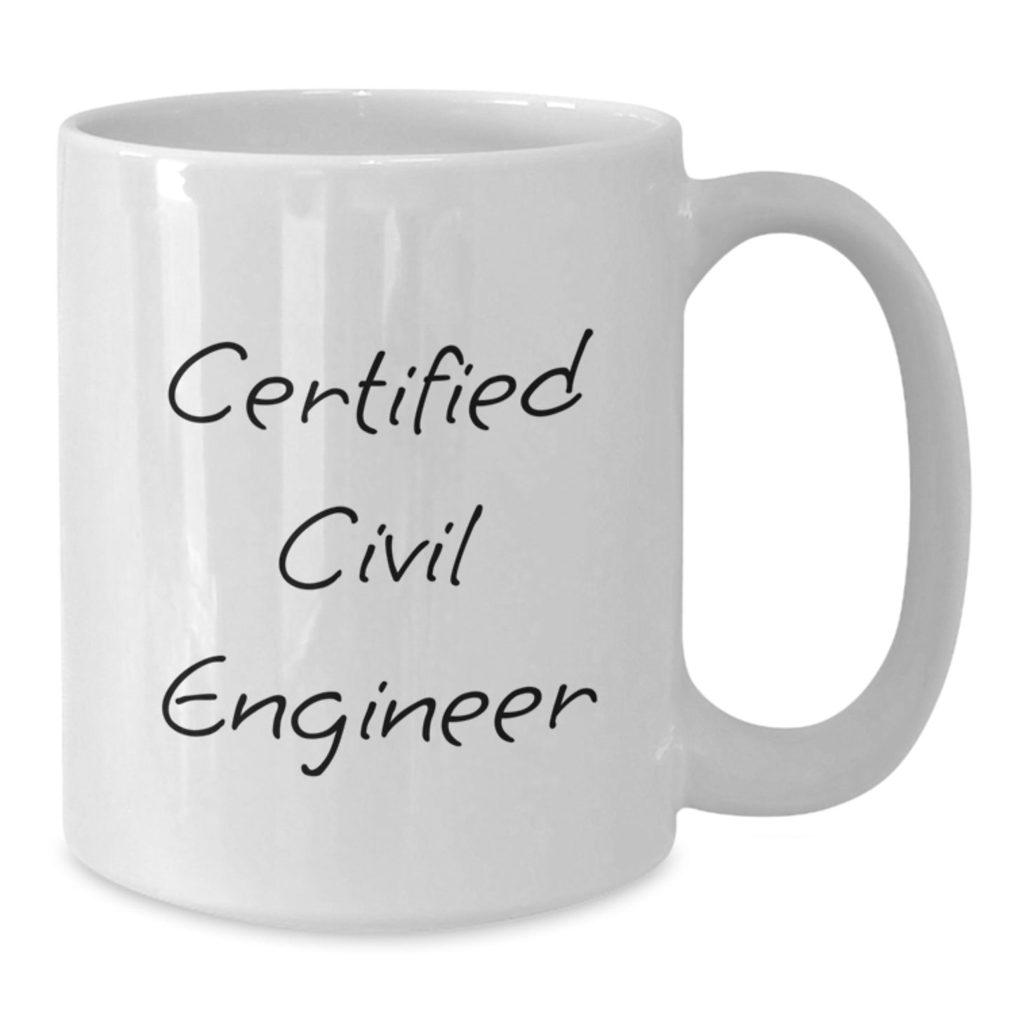 Civil Engineer Gifts from Men for Christmas Unique White Coffee Mugs, Certified 'I'm Not Sleeping I'm Just Designing a Bridge' - White Ceramic Mug 11oz or 15oz - Additional
