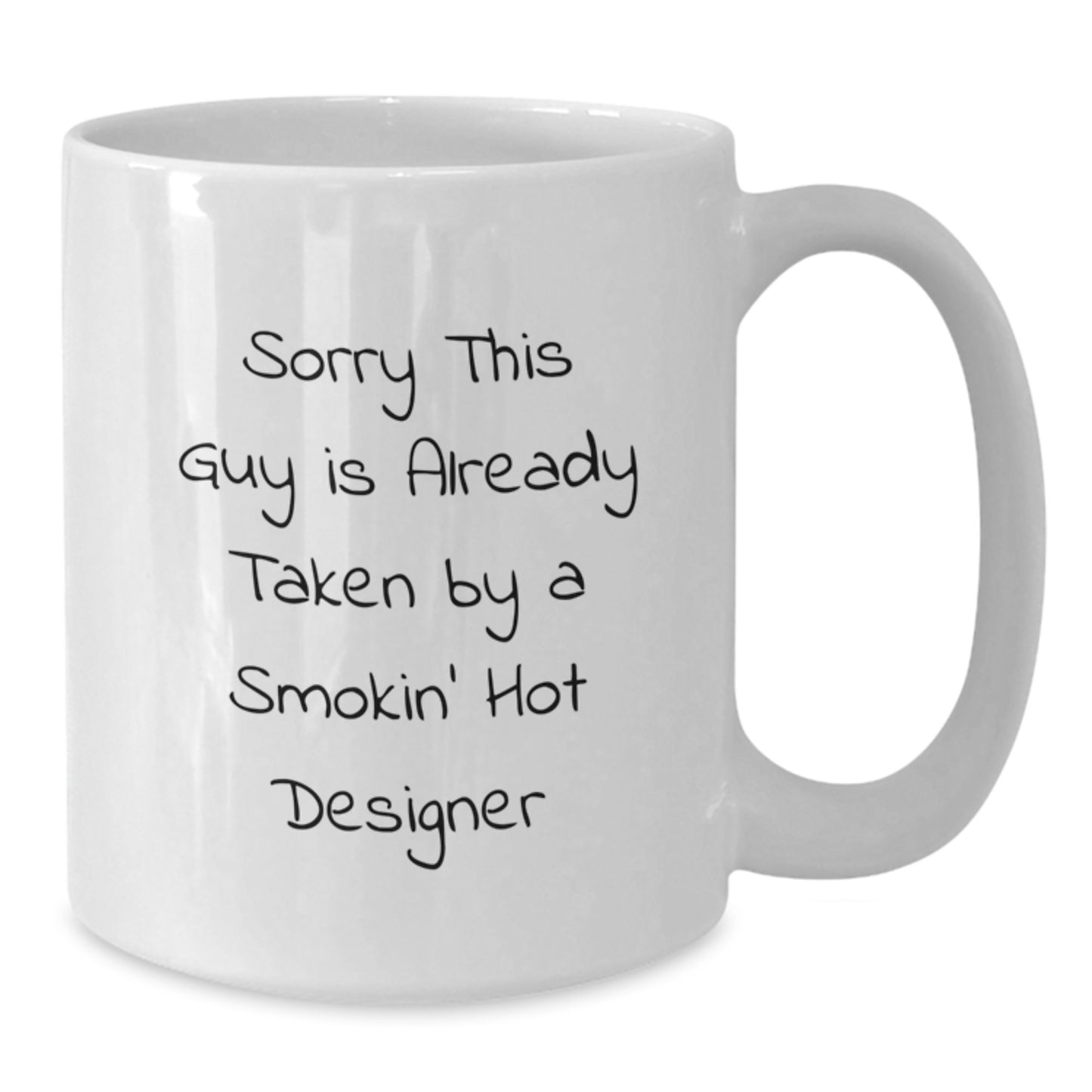 Funny Designer Gifts from Men for Valentine's Unique White Coffee Mug - Additional