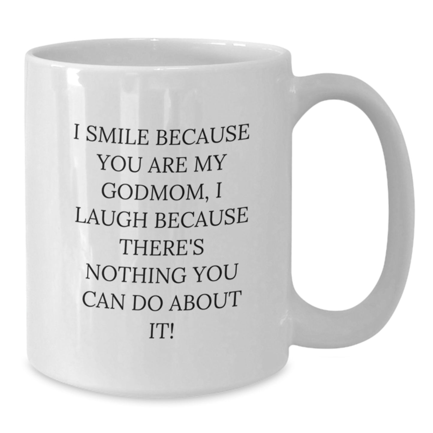 Funny Godmom Gifts from Family Members to Godmom, Unique Birthday White Coffee Mugs for Godmom, Godmom Quote Mug - Additional