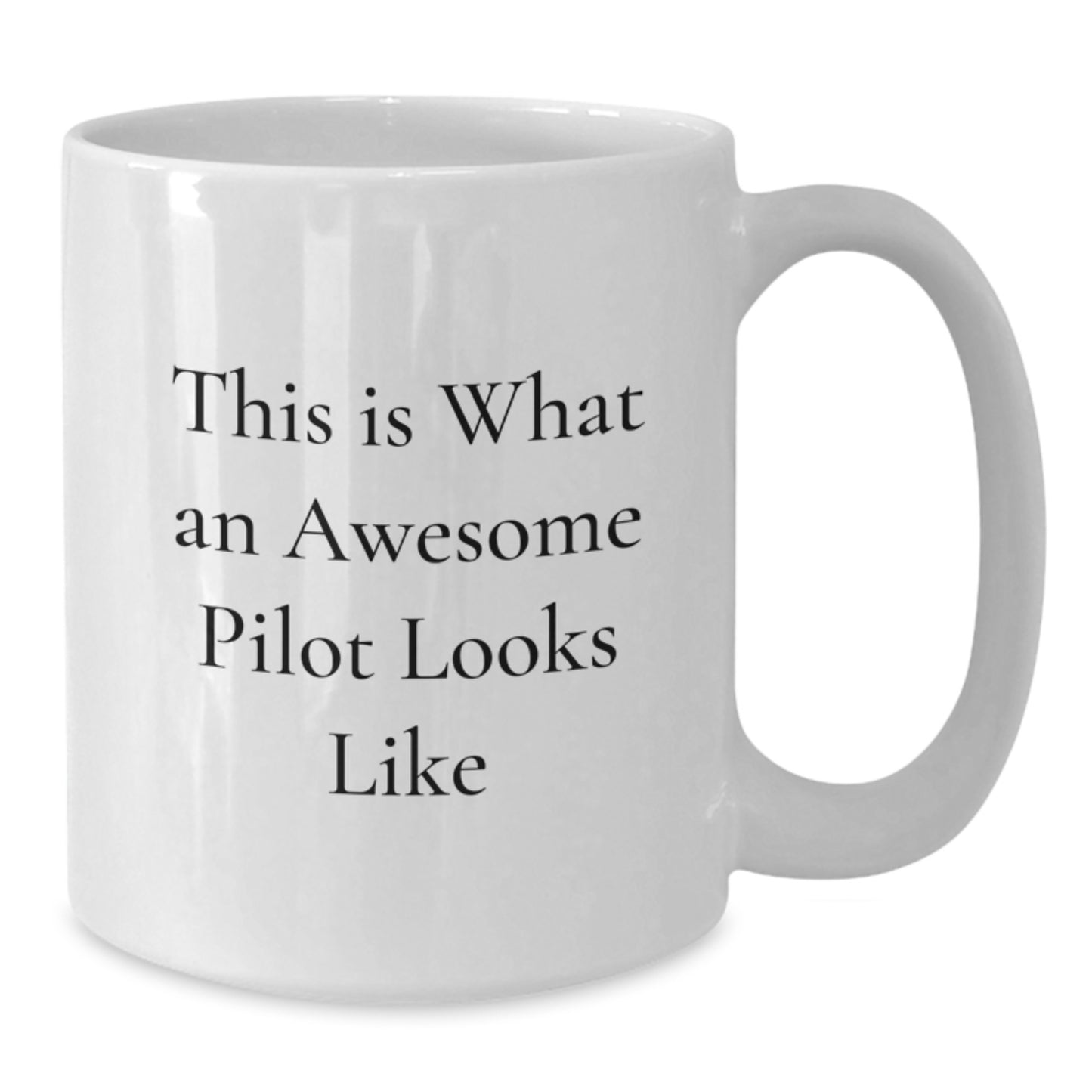 Funny Pilot Gifts from Friends for Awesome Pilot Graduation Unique White Coffee Mug - Additional