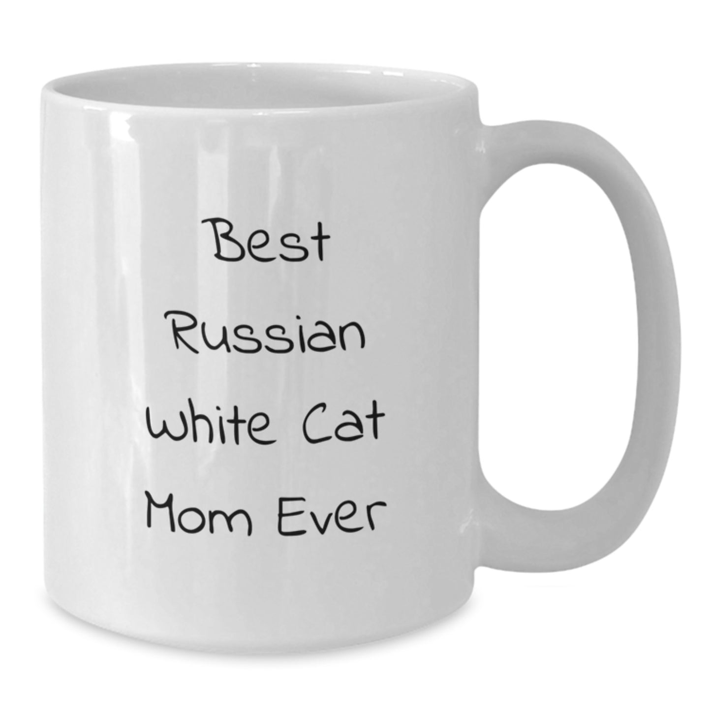 Funny Russian White Cat Mom Gifts from Friends for Russian White Cat Lovers on Birthday Unique Gifts - Additional