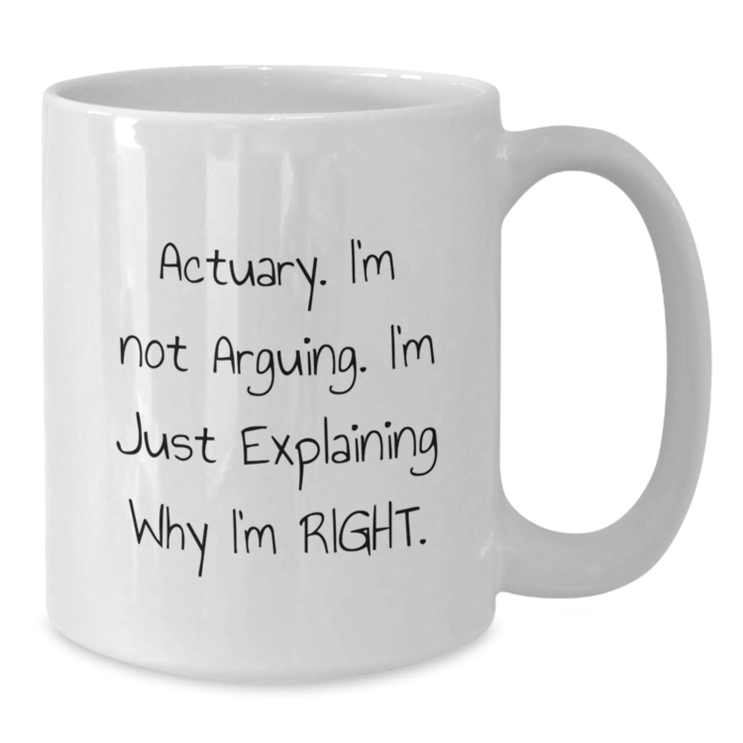 Funny Actuary Gifts from Mom, Unique White Coffee Mugs with Actuary Quotes, Mother's Day Unique Gifts for Actuary Women - Additional