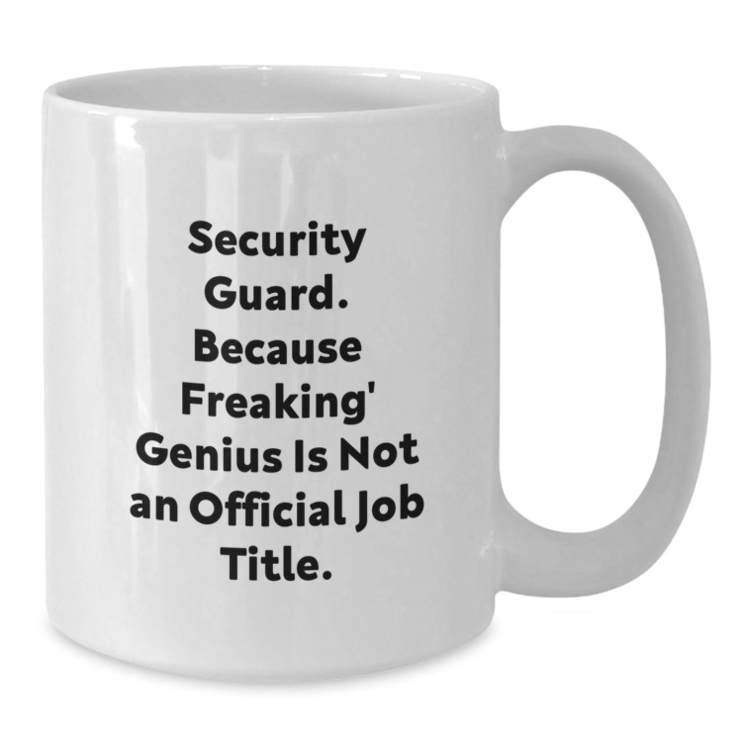 Security Guard Funny Mugs - White Coffee Mug Gifts for Security Guard Men, Funny Security Guard Quote, Christmas Unique Gifts from Coworkers to Security Guard - Additional