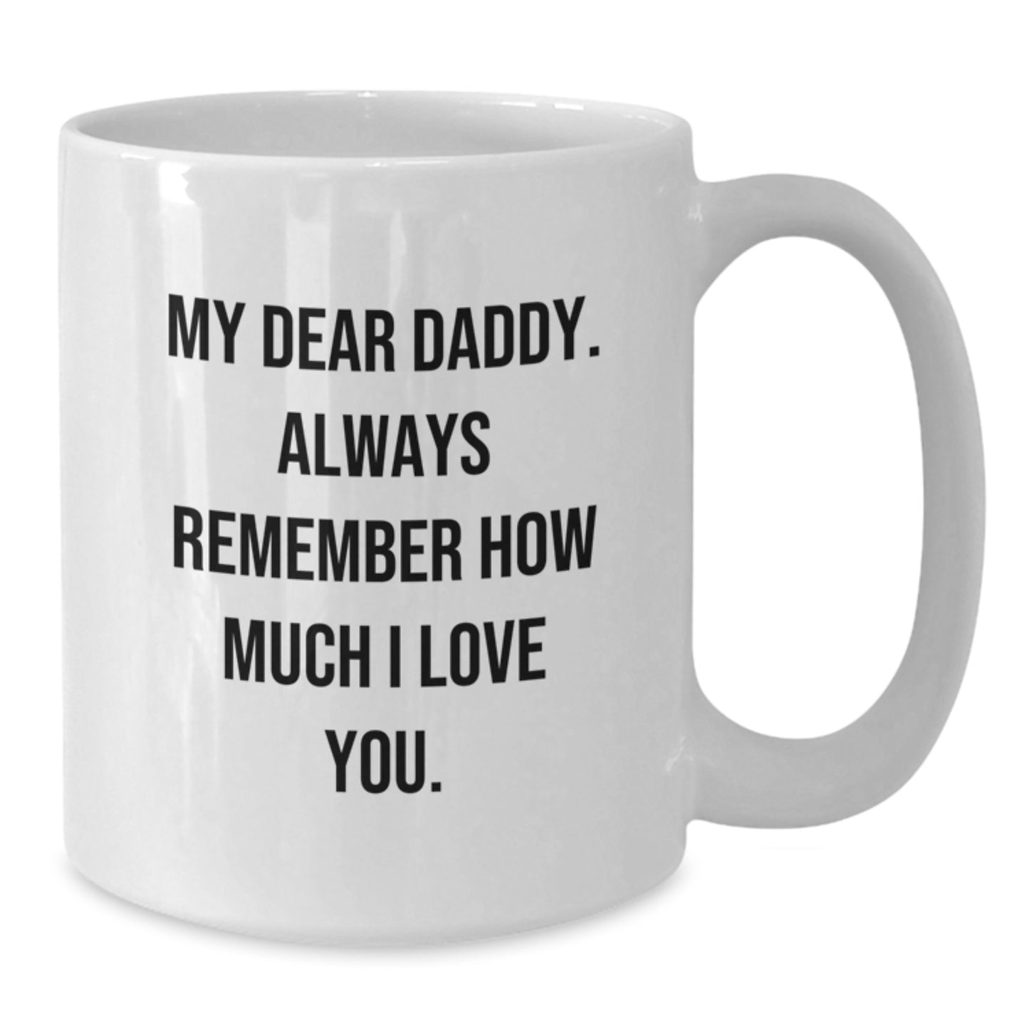 Funny Daddy Quotes White Coffee Mug Gifts from Family for Daddy's Christmas Unique Presents - Additional
