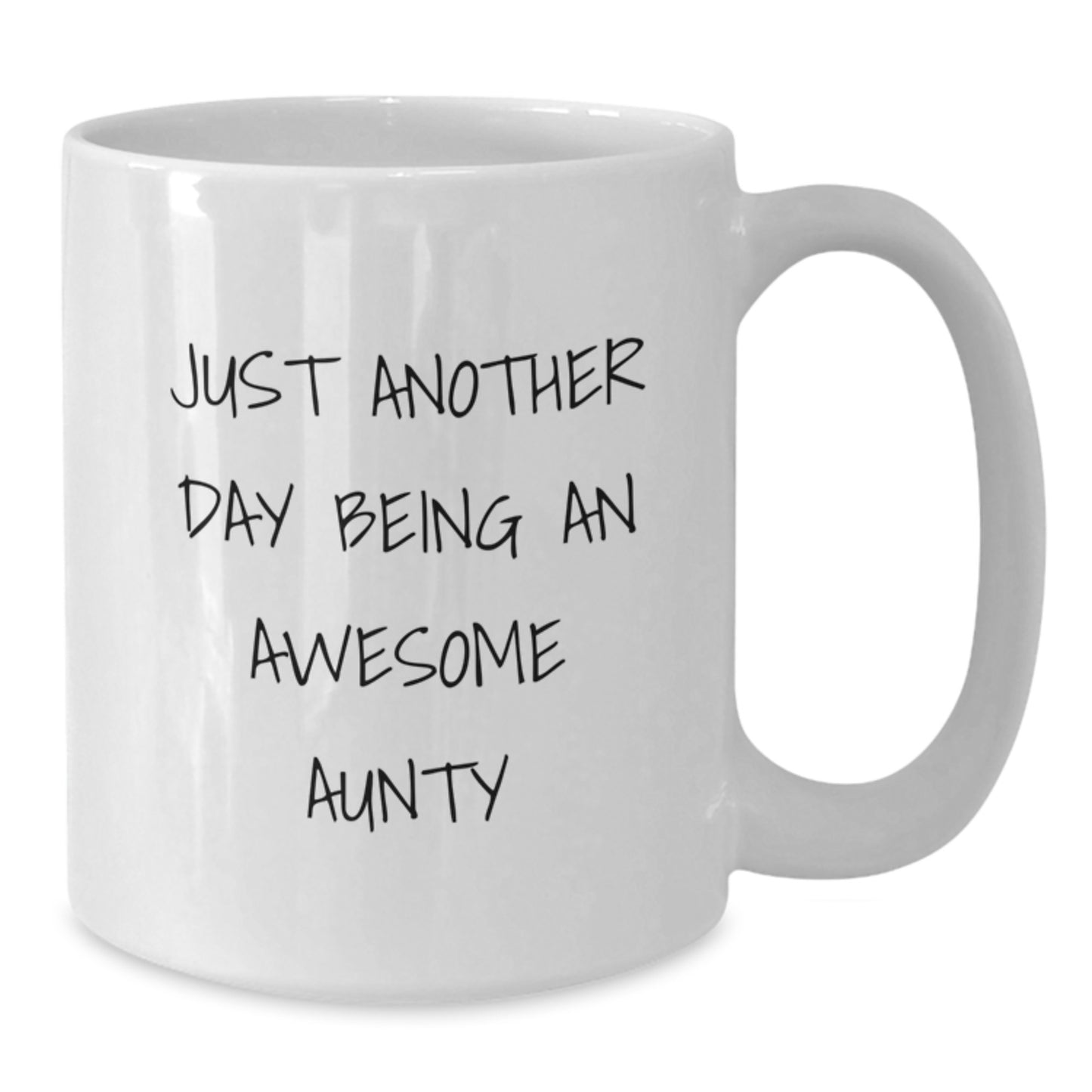 Aunty Gifts from Family Members - Funny White Coffee Mug for Awesome Aunties - Christmas Unique Presents - Additional