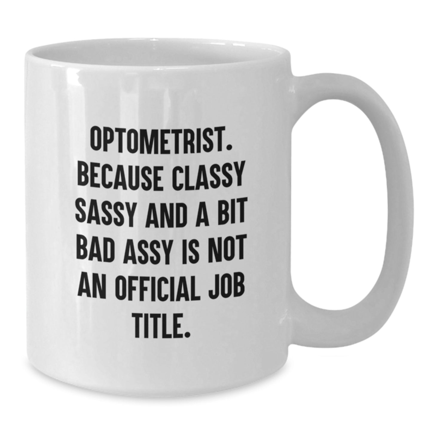Optometrist Keepsake Ceramic White Coffee Mug for Him Birthday Gift - Additional