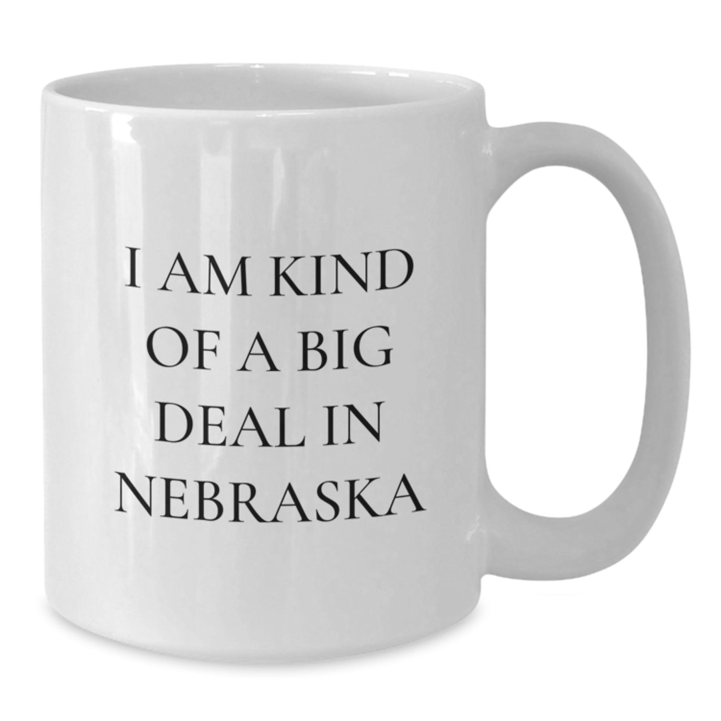 Funny Nebraska Gifts from Friends, White Coffee Mug, I Am Kind Of A Prime Selection In Nebraska, Perfect Valentine's - Additional