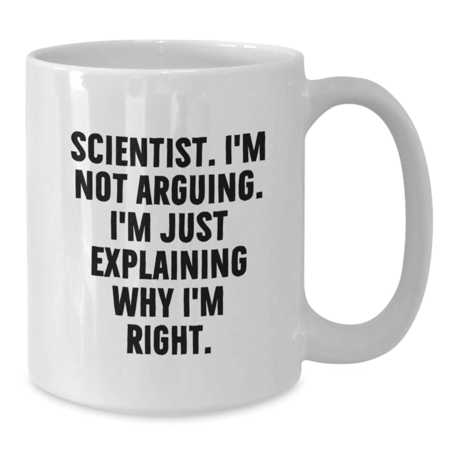 Funny Scientist Gifts from Men to Women on Mother's Day Unique White Coffee Mug for Scientist Friends and Family - Additional