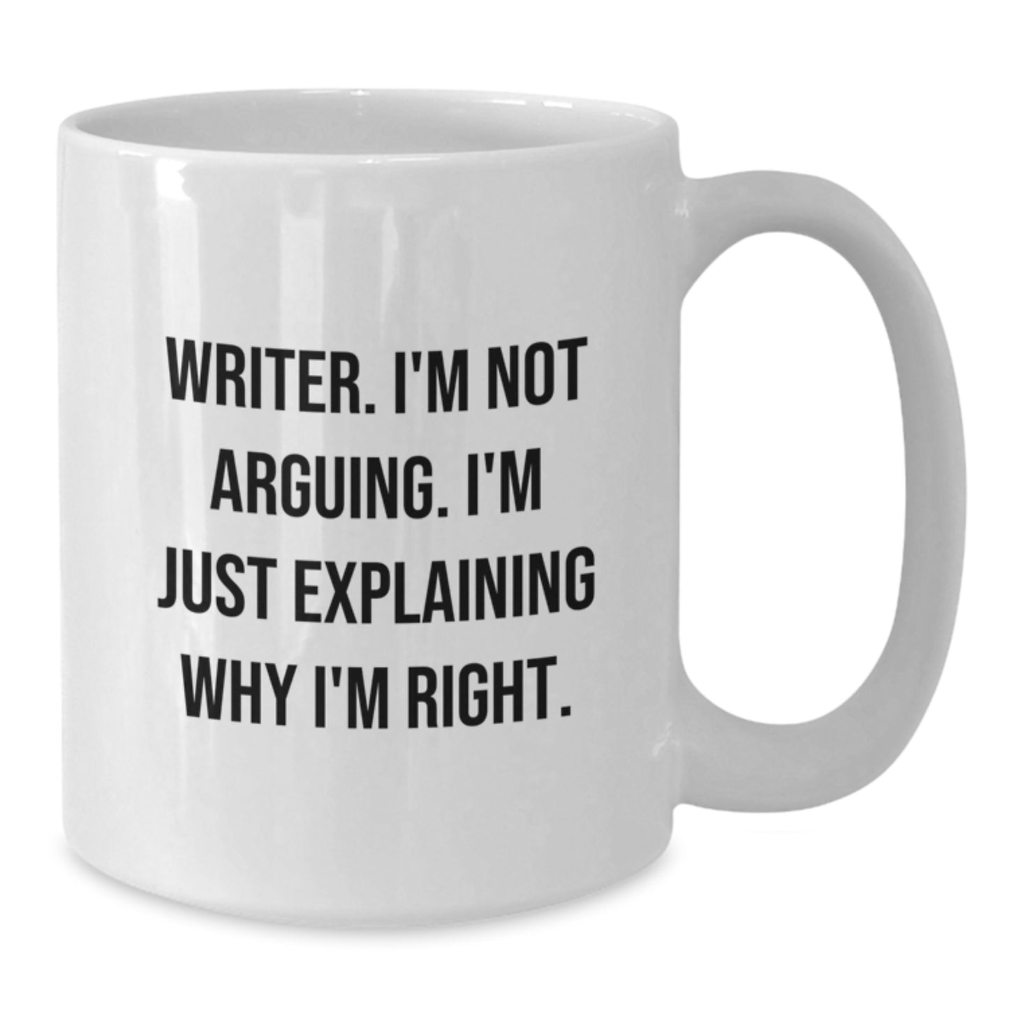 Funny Writer White Coffee Mug Graduation Unique Gifts from Friends to Writer - Additional