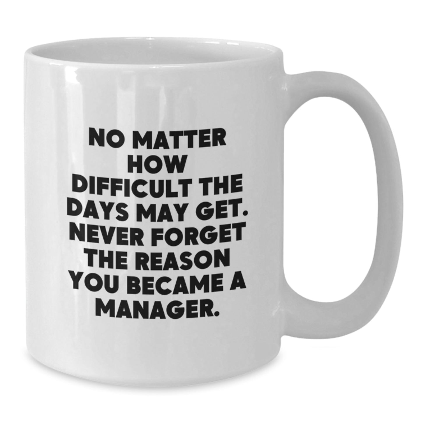 Funny Manager Gifts, White Coffee Mug for Men, Unique Graduation Gifts from Friends, Coworkers, Family - Additional