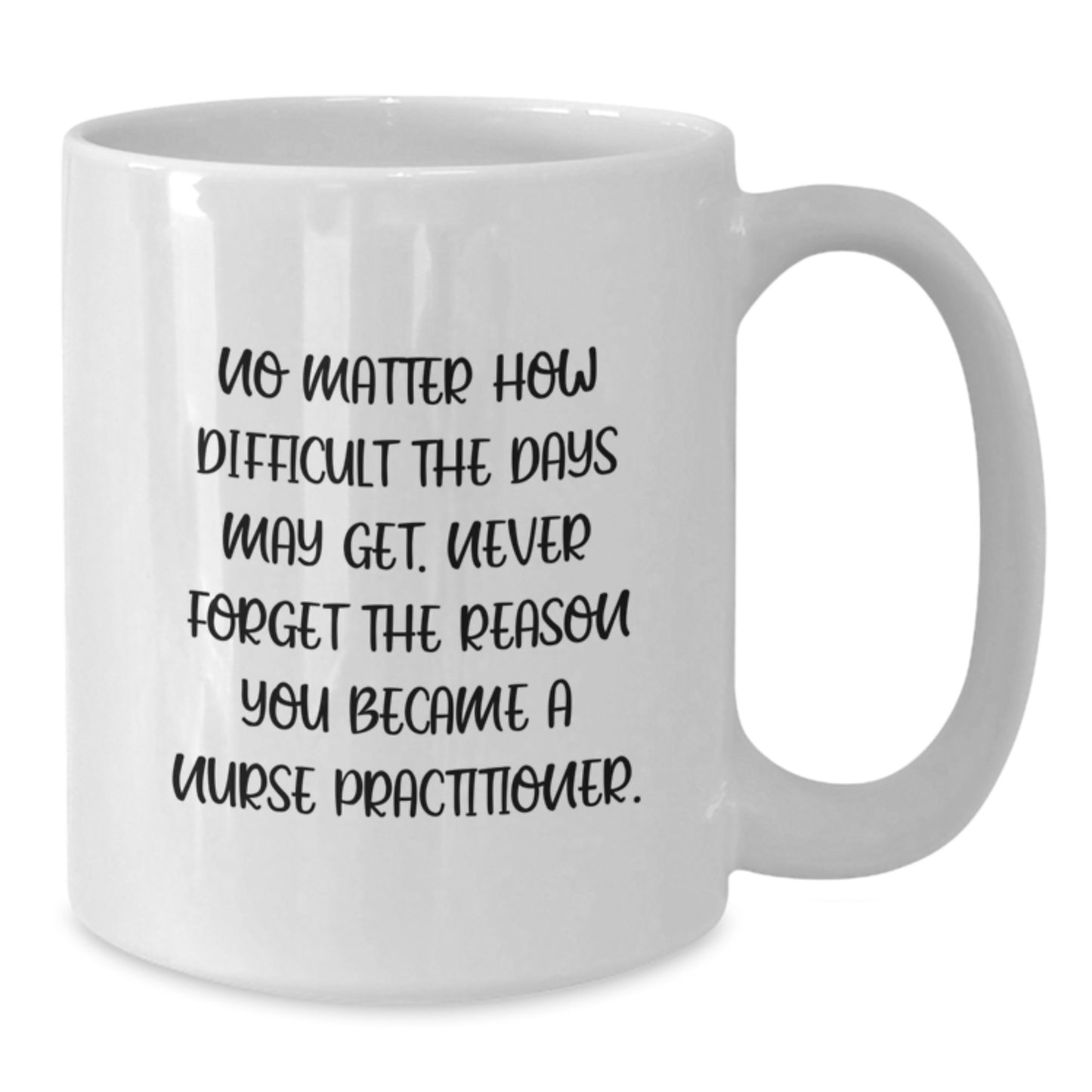 Inspiring Gifts from Friends to Nurse Practitioner Graduates - Funny White Coffee Mug for Her - Additional