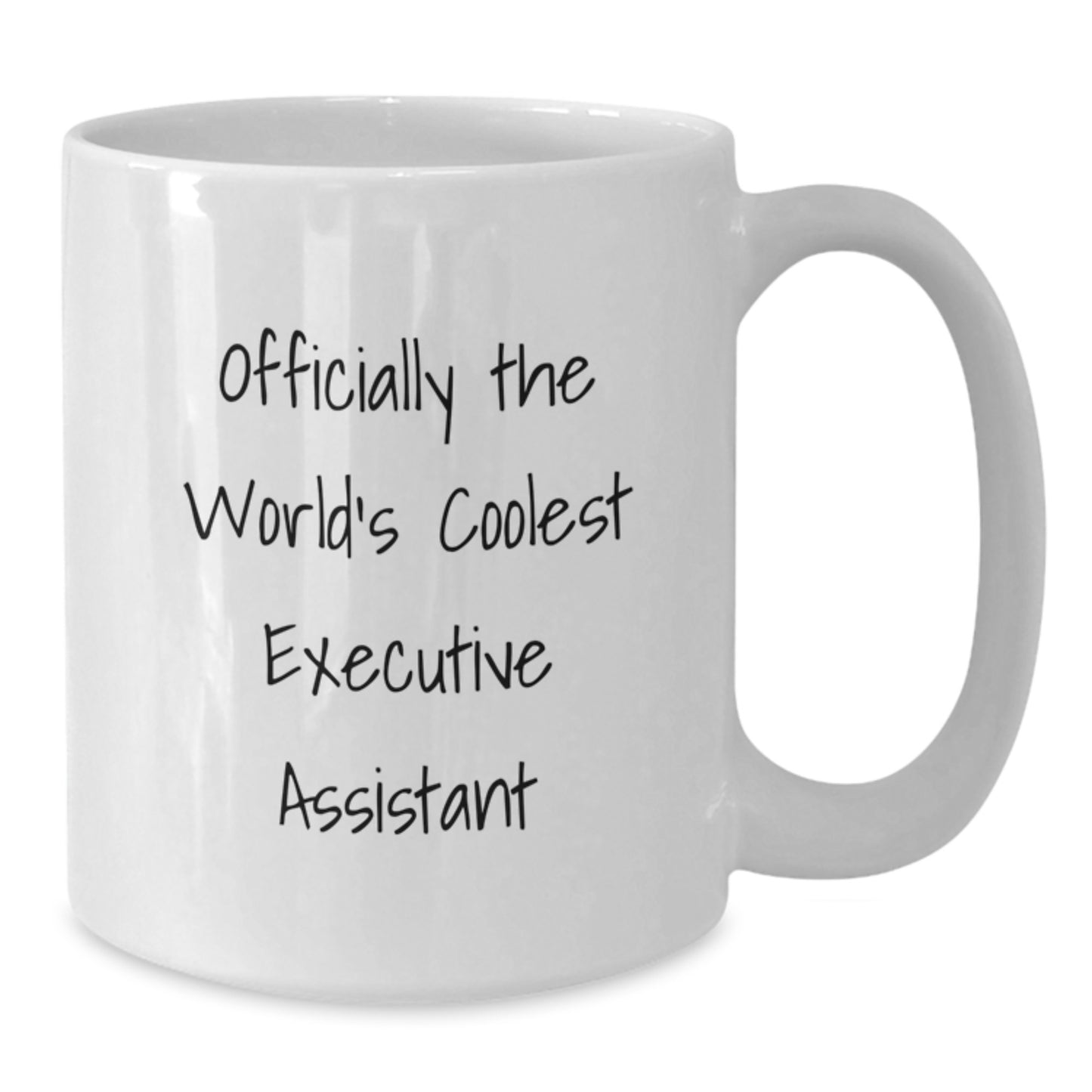 Funny Executive Assistant White Coffee Mugs Gifts from Family - 'World's Coolest Executive Assistant' - Additional