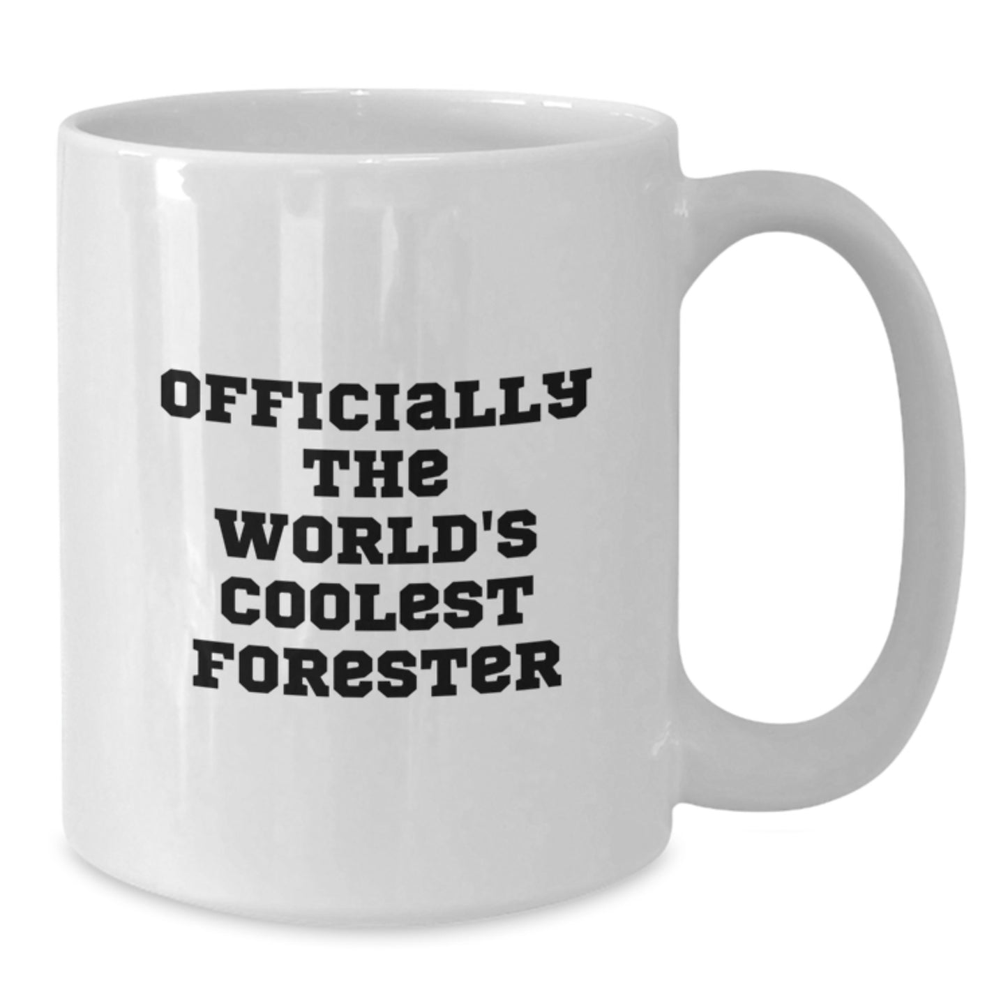 Funny Forester Gifts, White Coffee Mugs, 'Officially The World's Coolest Forester' Quote, Birthday Unique Gifts from Friends to Foresters - Additional