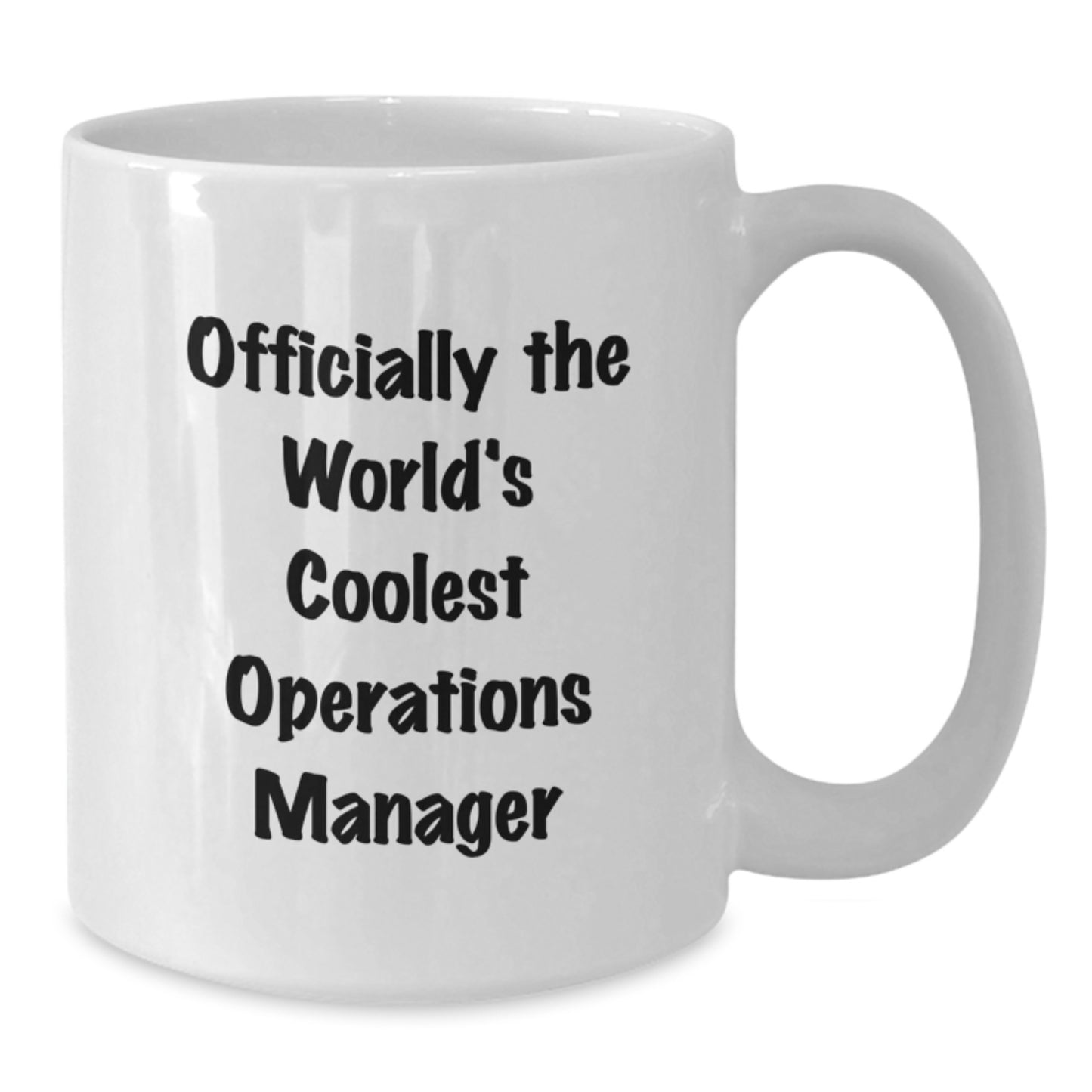 Funny Operations Manager Gifts for Him - Officially The World's Coolest 'You're the Best' Christmas Unique Gifts from Friends - Additional