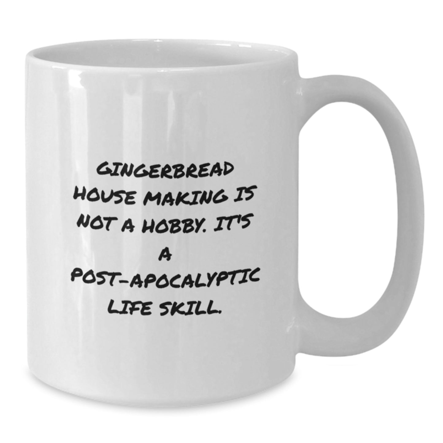 Bold Gingerbread House Making White Coffee Mug Birthday Gift for Friends - Additional
