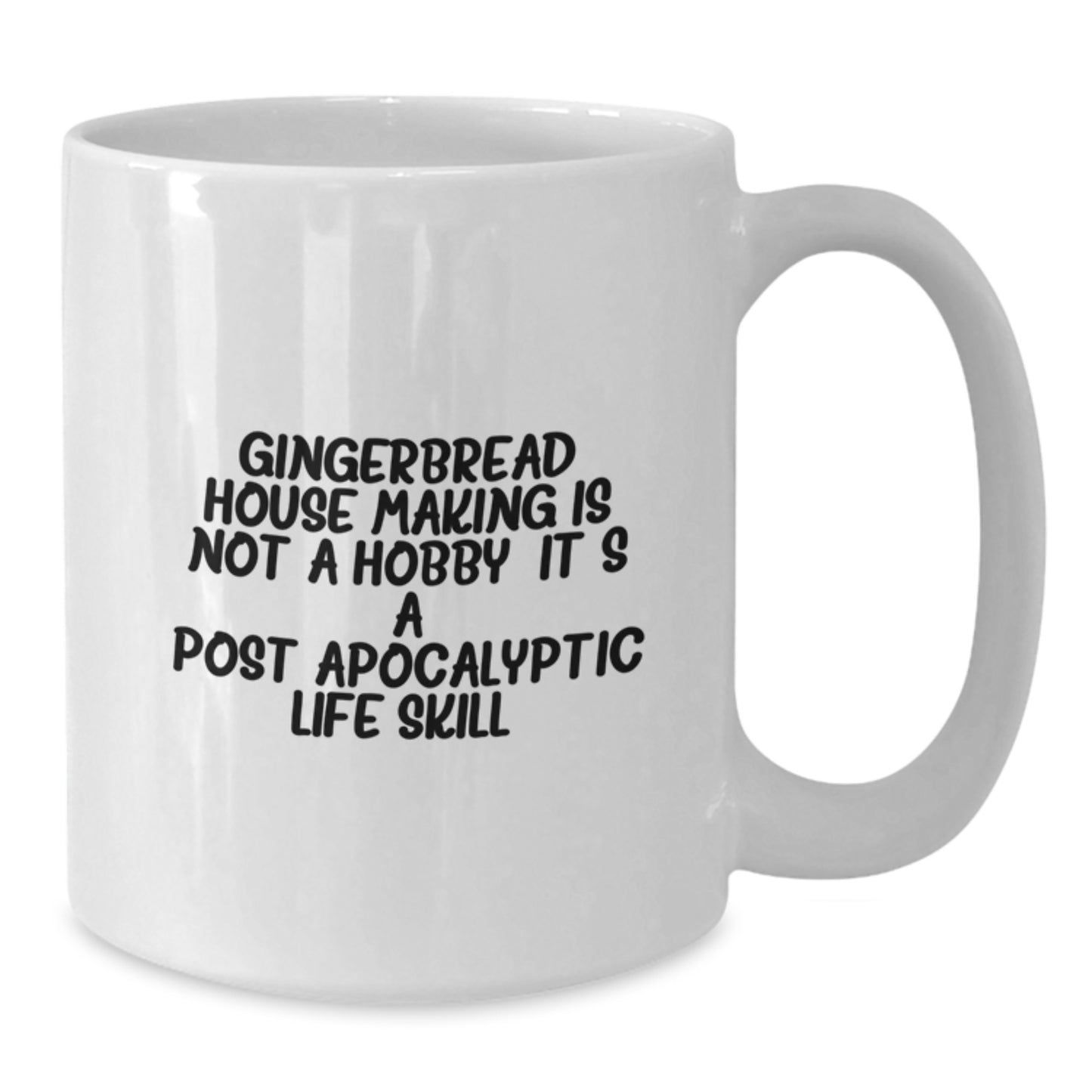 Birthday Gift White Coffee Mug for Her Present Gingerbread House Making - Additional