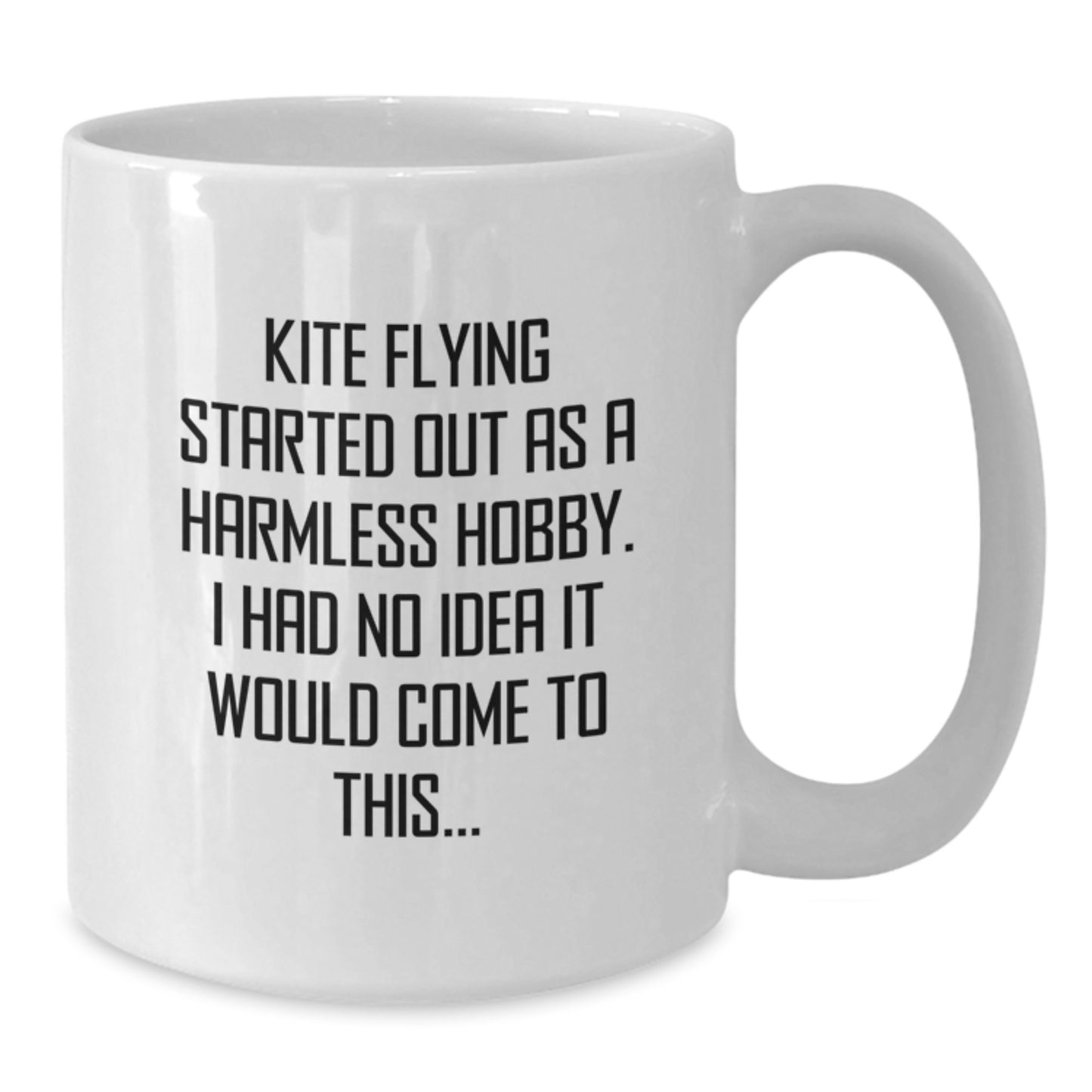 Kite Flying Gifts from Friends for Kite Enthusiasts - White Coffee Mug, Inspirational Quote about Kite Flying Adventures - Additional