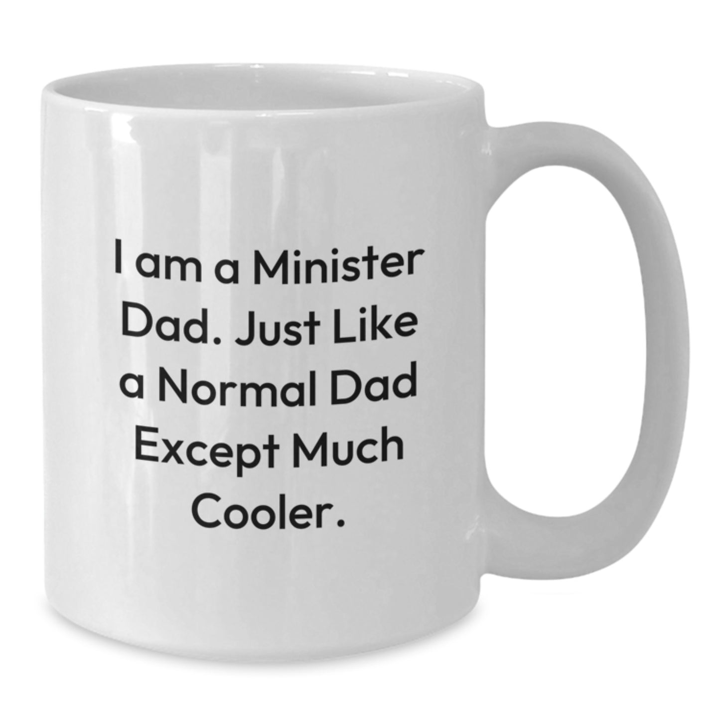 Minister Keepsake White Ceramic Coffee Mug for Him Birthday Gift Premium - Additional