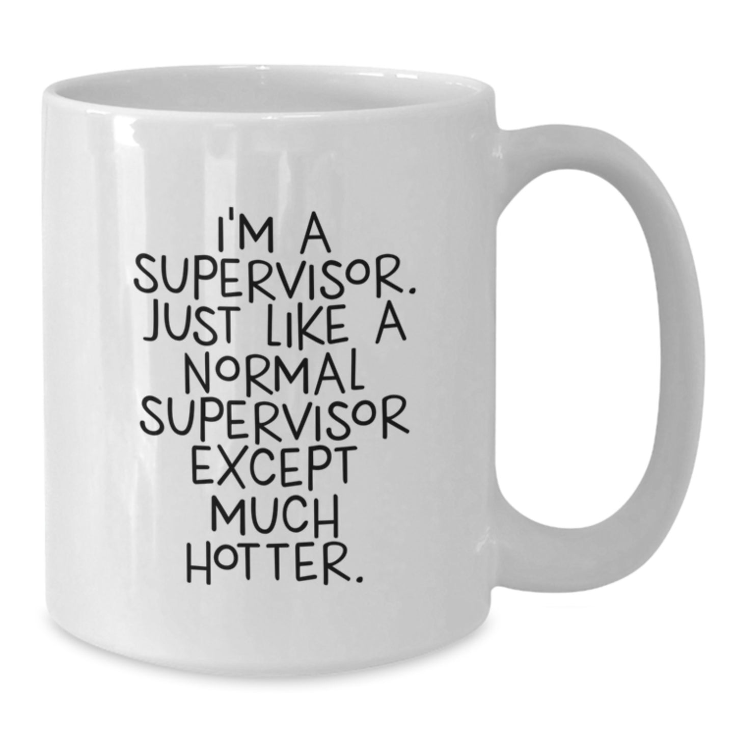 Funny Supervisor Coffee Mugs Gifts from Men to Supervisor Friends, White Coffee Mug for Supervisor, Christmas Unique Gifts for Supervisor - Additional