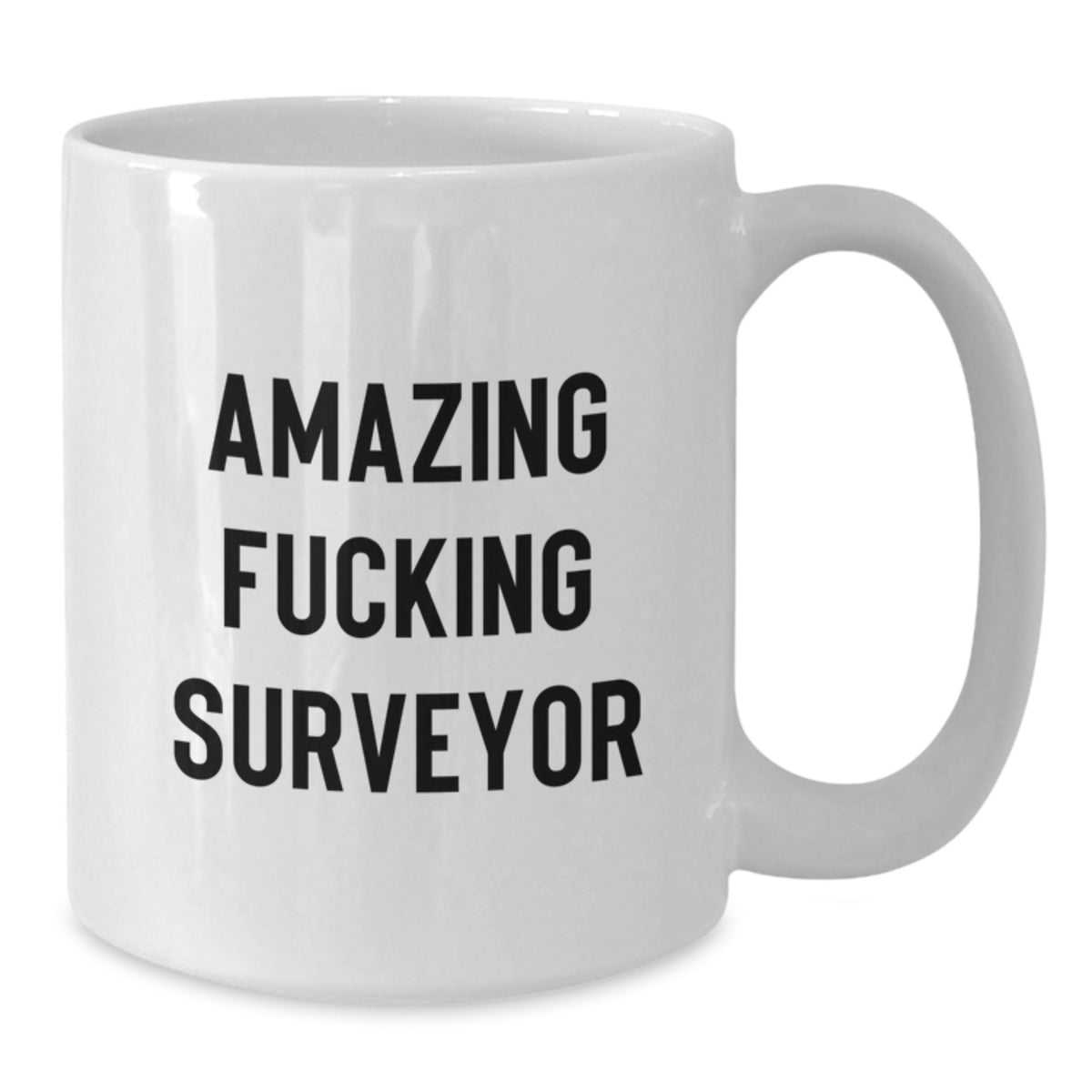 Surveyor Gift for Him - Amazing Fucking Surveyor Keepsake Coffee Mug - Additional
