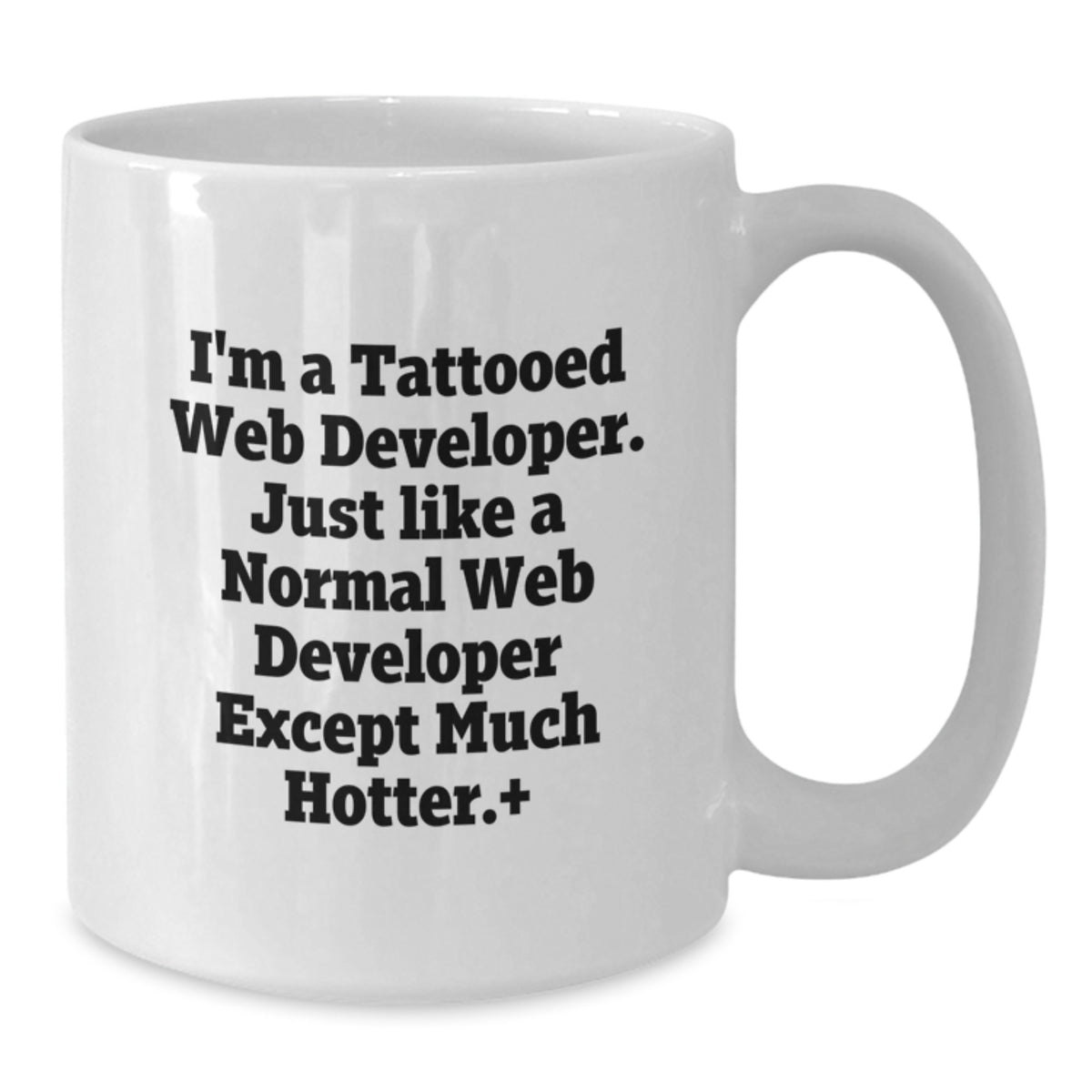 Web Developer Gift For Him - Tattooed Web Developer Keepsake Mug - Additional