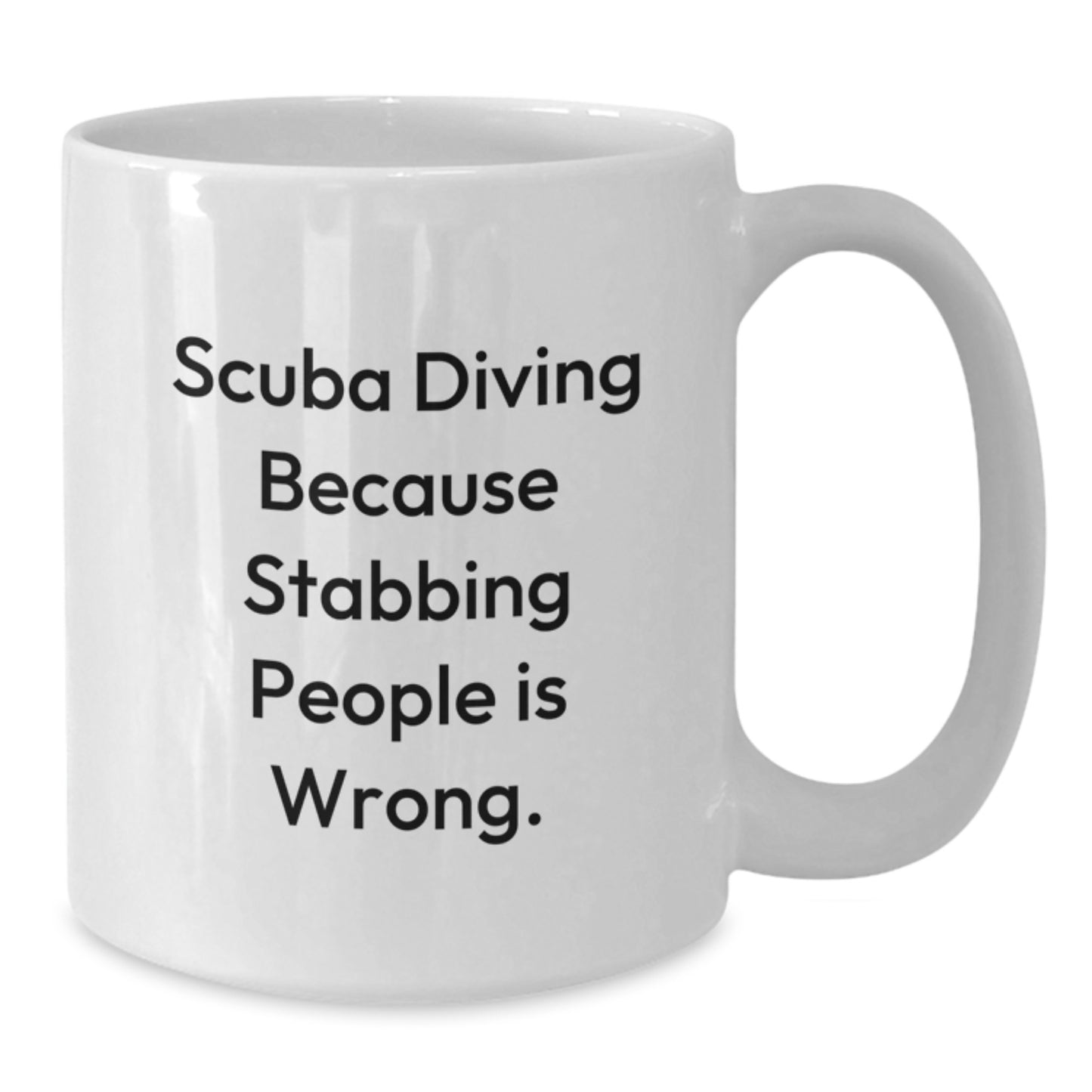 Scuba Diving Humor Gifts from Family for Scuba Diving Enthusiasts, Funny Scuba Diving White Coffee Mug for Men, Women, Friends, Coworkers, Graduation Unique Gifts - Additional