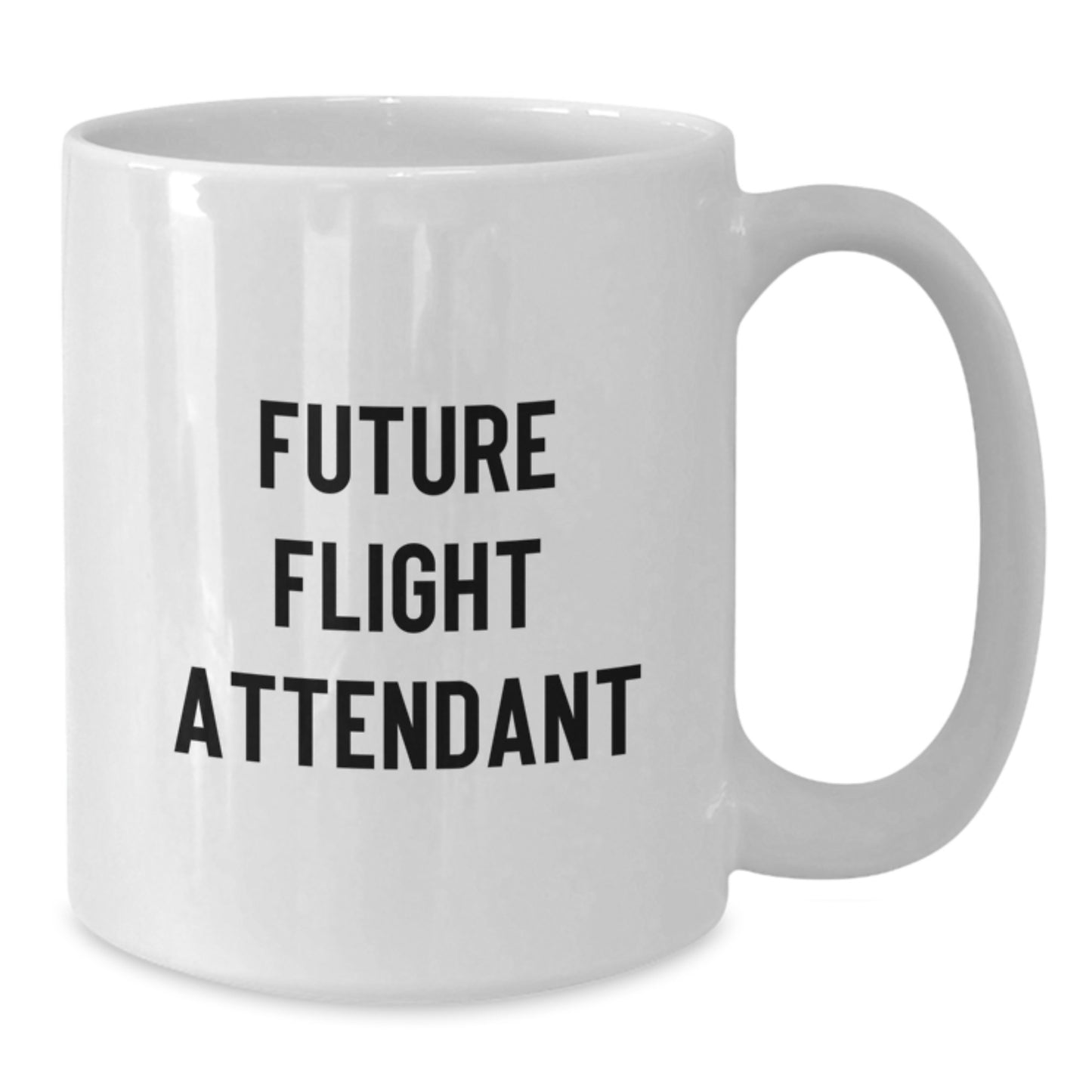 Funny Flight Attendant Quotes, Gifts from Friends for Future Flight Attendant, White Coffee Mug, Birthday Unique Gifts for Flight Attendant - Additional
