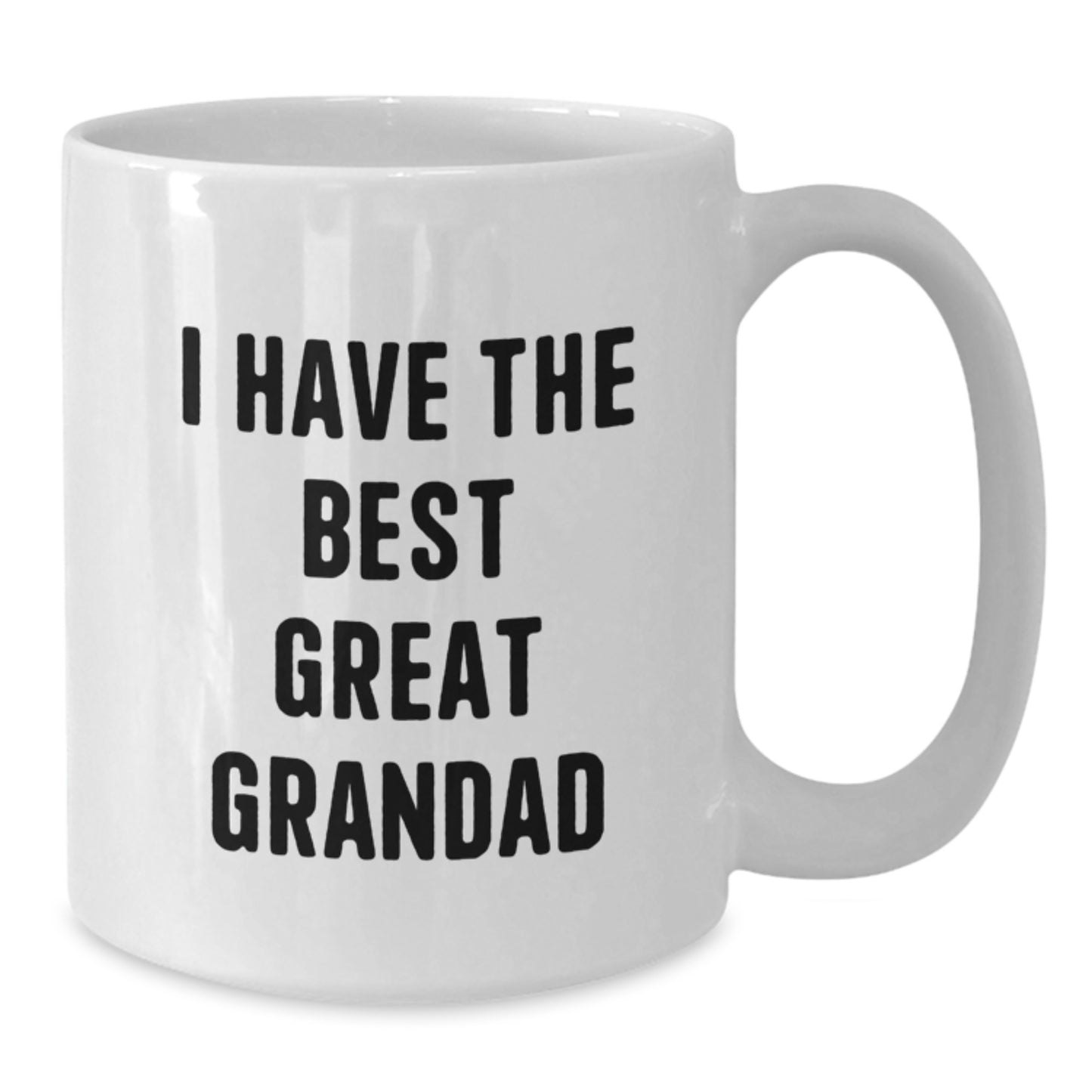 Funny Grandad Gifts from Family for Christmas Unique Mugs, I Have The Best Great Grandad - Additional