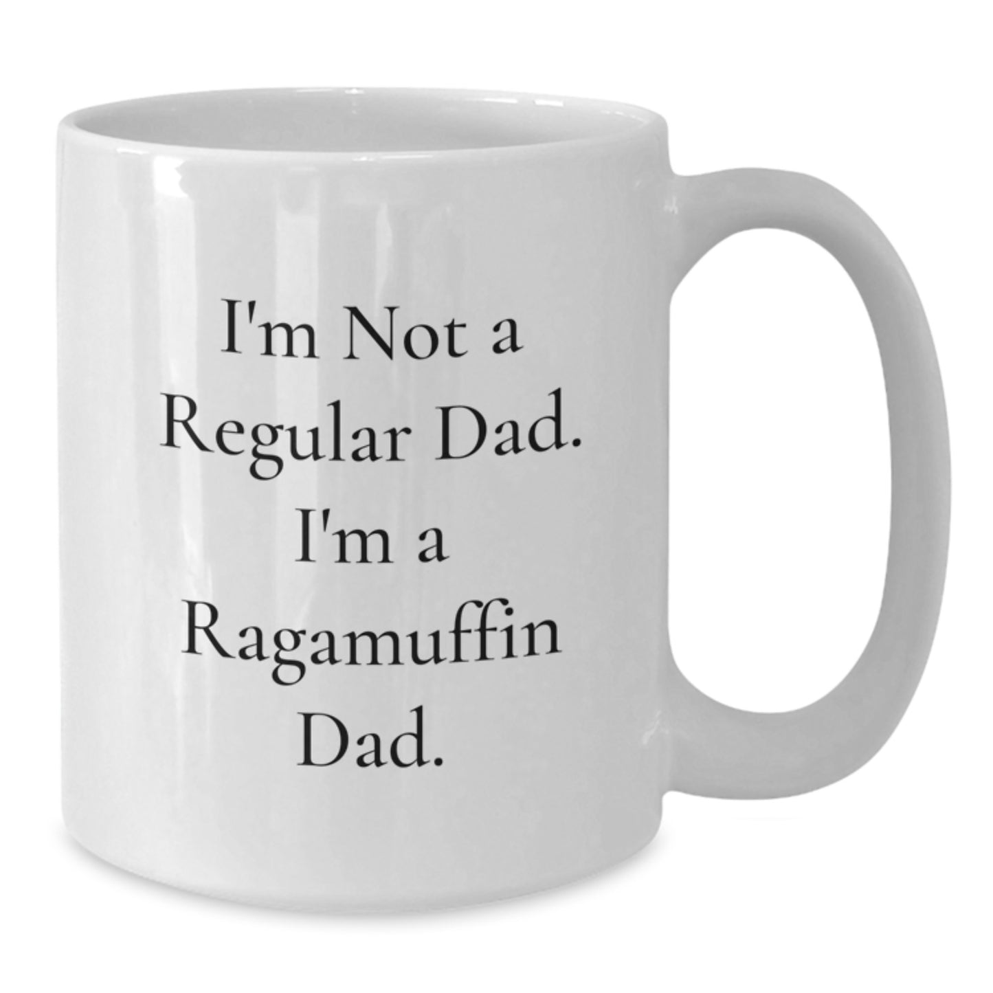Funny Ragamuffin Cat Gifts for Dad White Coffee Mugs for Christmas Unique Presents from Men - Additional