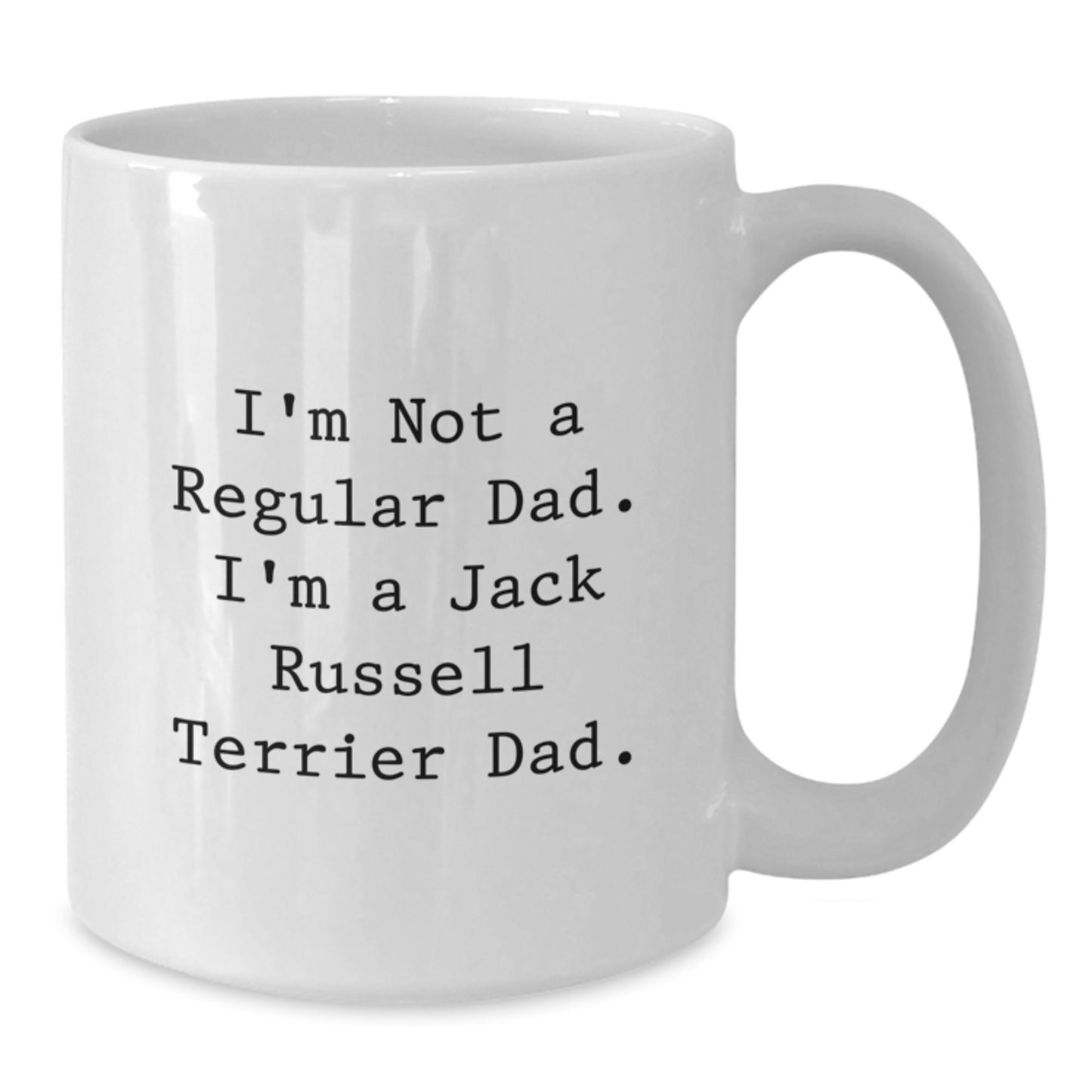 Funny Jack Russell Terrier Dad Gifts, Customized White Coffee Mug for Friends, Jack Russell Terrier Dog Lovers Birthday Unique Gifts from Men - Additional
