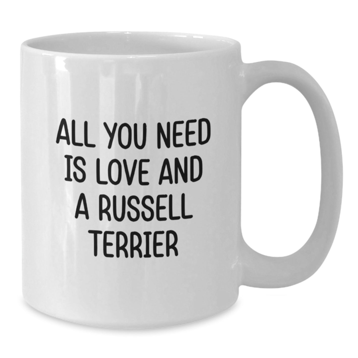 Funny Russell Terrier Dog Mugs, Gifts from Family and Friends for Russell Terrier Dog Lovers, White Coffee Mug Christmas Unique - Additional