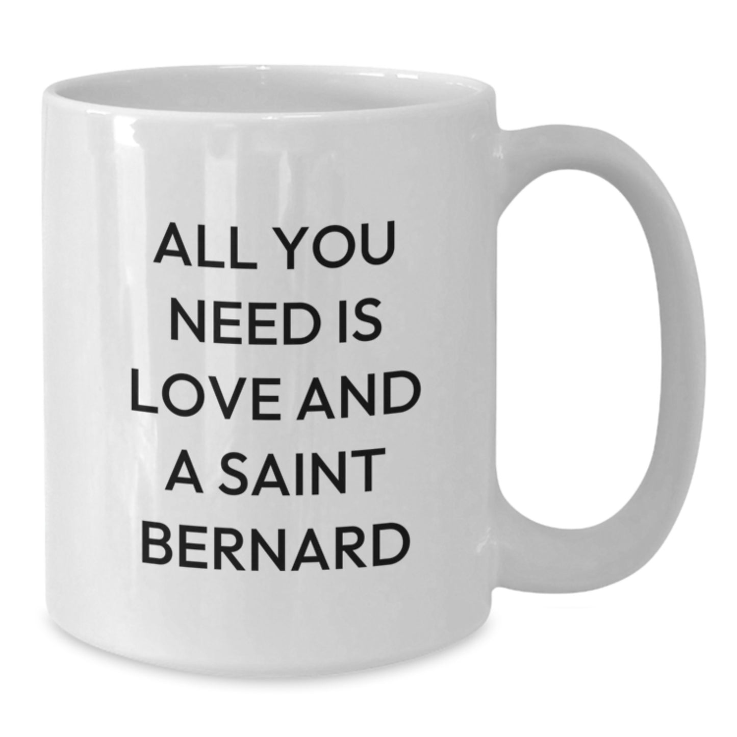 Funny Saint Bernard Dog White Coffee Mugs for Saint Bernard Lovers Gifts from Friends Family - Christmas Unique Presents for Him Her - Additional