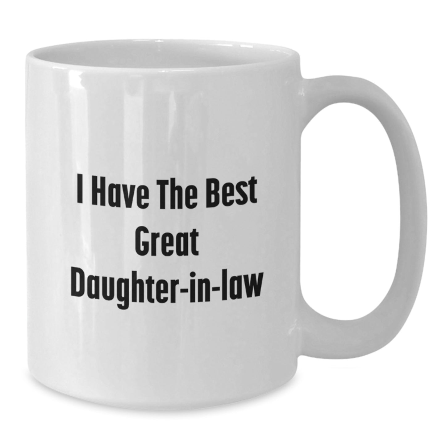 Funny Daughter-in-law Gifts from Men to Great Daughter-in-law White Christmas Unique Mugs for Daughter-in-law - Additional
