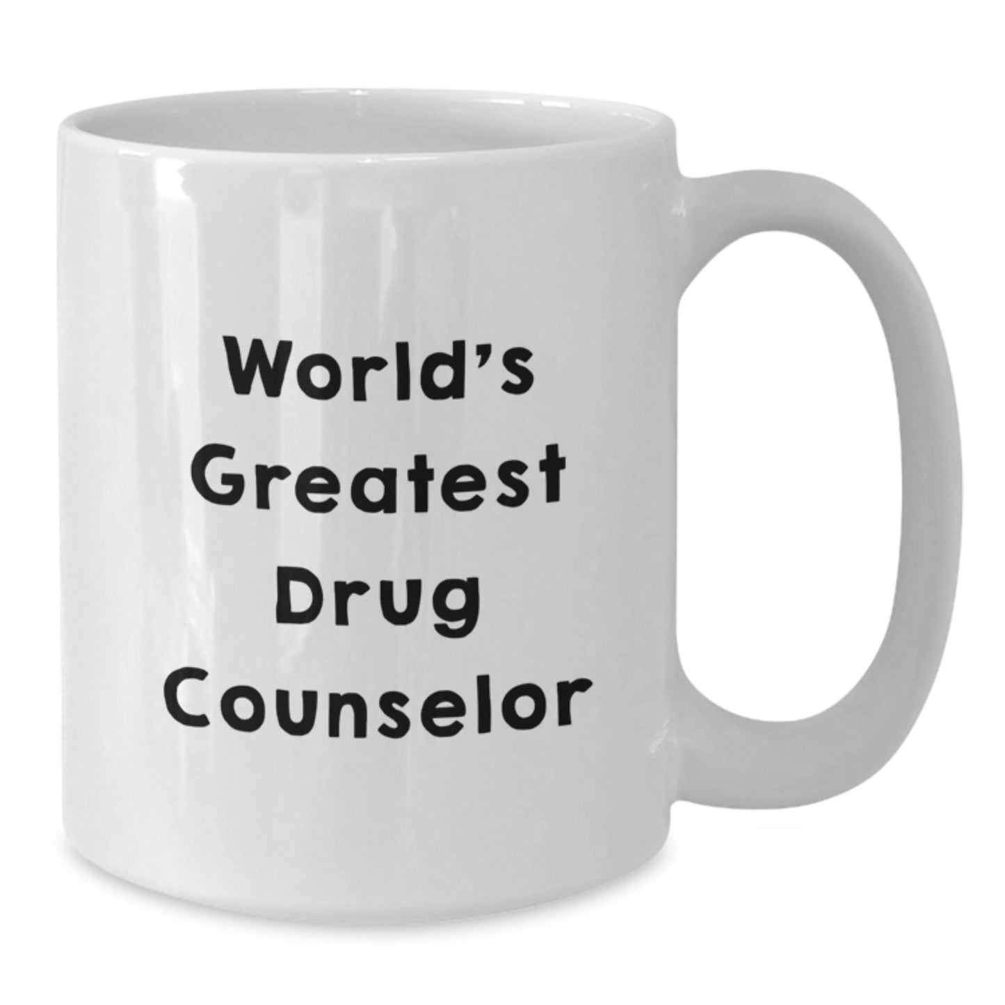 Funny World's Greatest Drug Counselor Gifts from Friends and Family for Birthday Unique Mugs - Additional