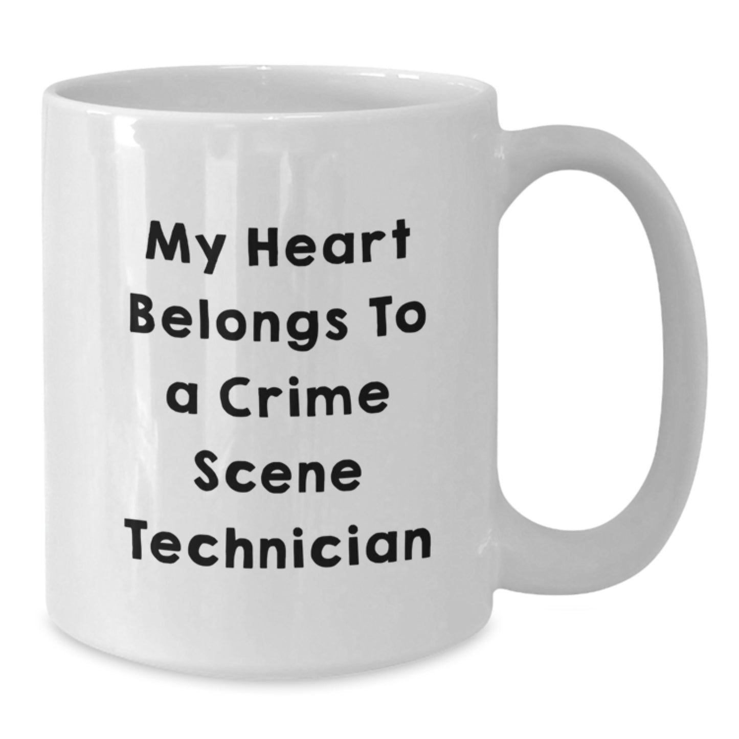 Funny White Coffee Mugs for Crime Scene Technician Lovers Gifts from Friends to Crime Scene Technician on Birthday - Additional