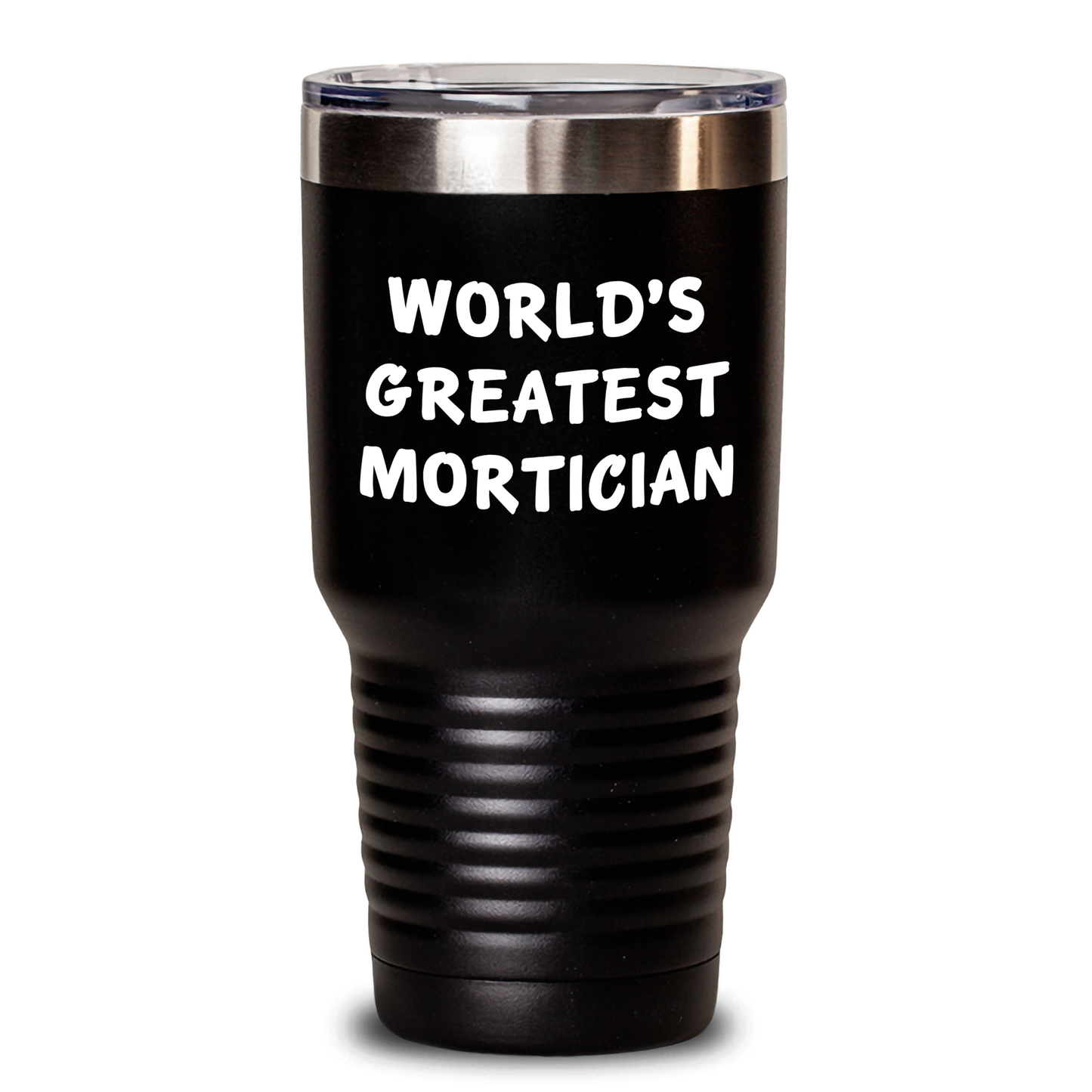 Funny Mortician Gifts from 'The World's Greatest Mortician' Tumbler for Mortician, Unique Graduation Gifts for Men, Women, Friends, Coworkers, Family - Main