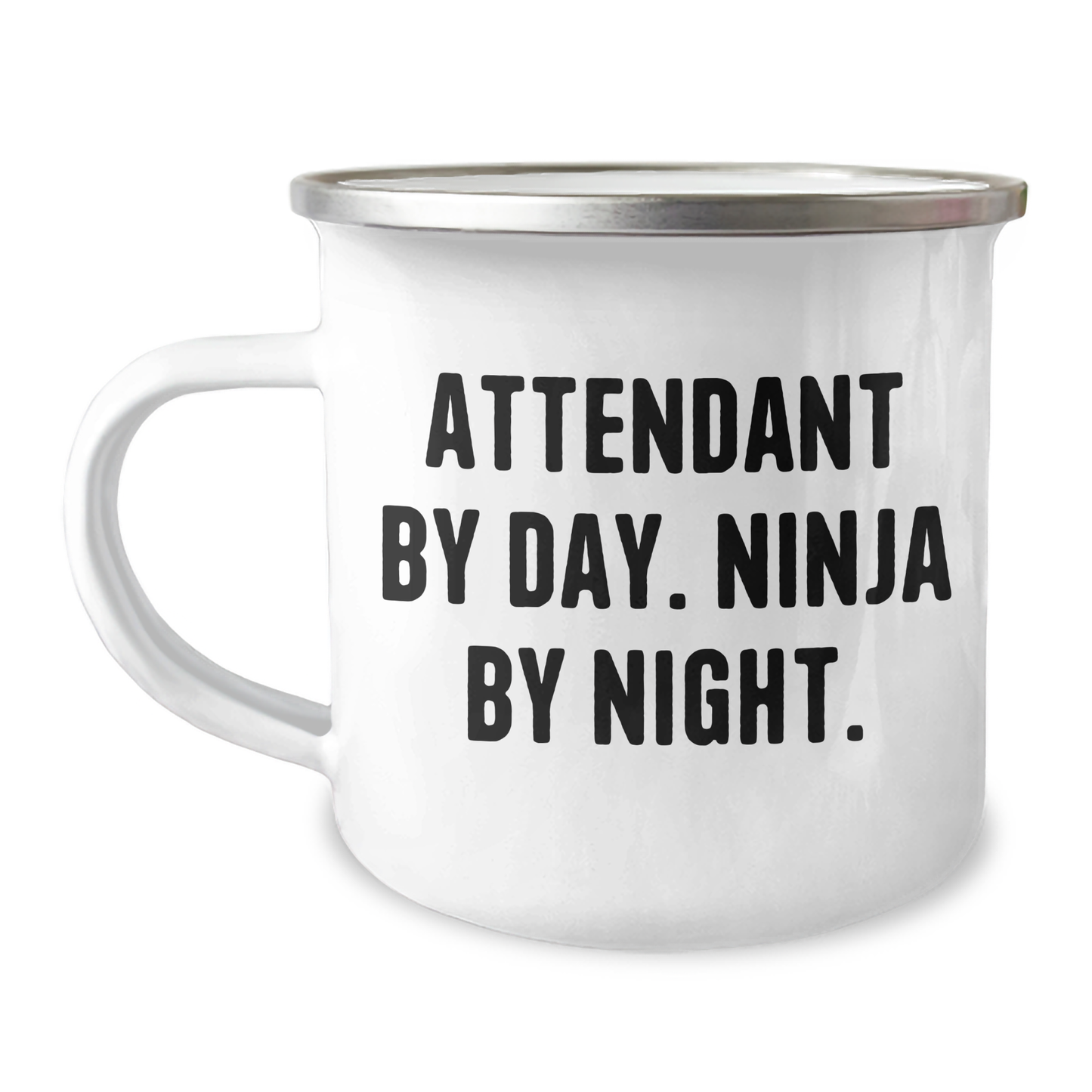 Attendant By Day Funny Gifts for Men Camping Mug from Friends - Unique Father's Day Present - Image 1